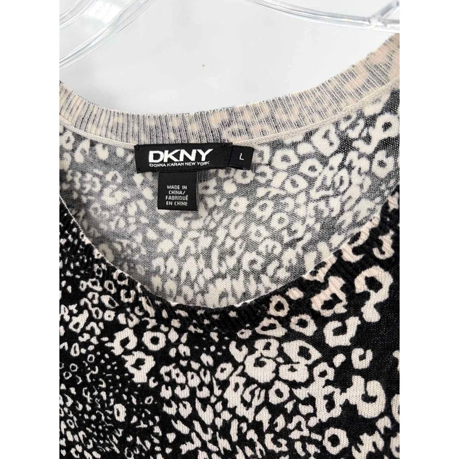 DKNY DKNY Black Sweater Size Large Size L / US 10 / IT 46 - 3 Thumbnail