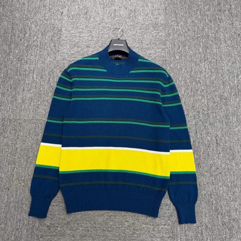 Loro Piana LORO PIANA Four-color patchwork sweater Size US M / EU 48-50 / 2 - 1 Thumbnail