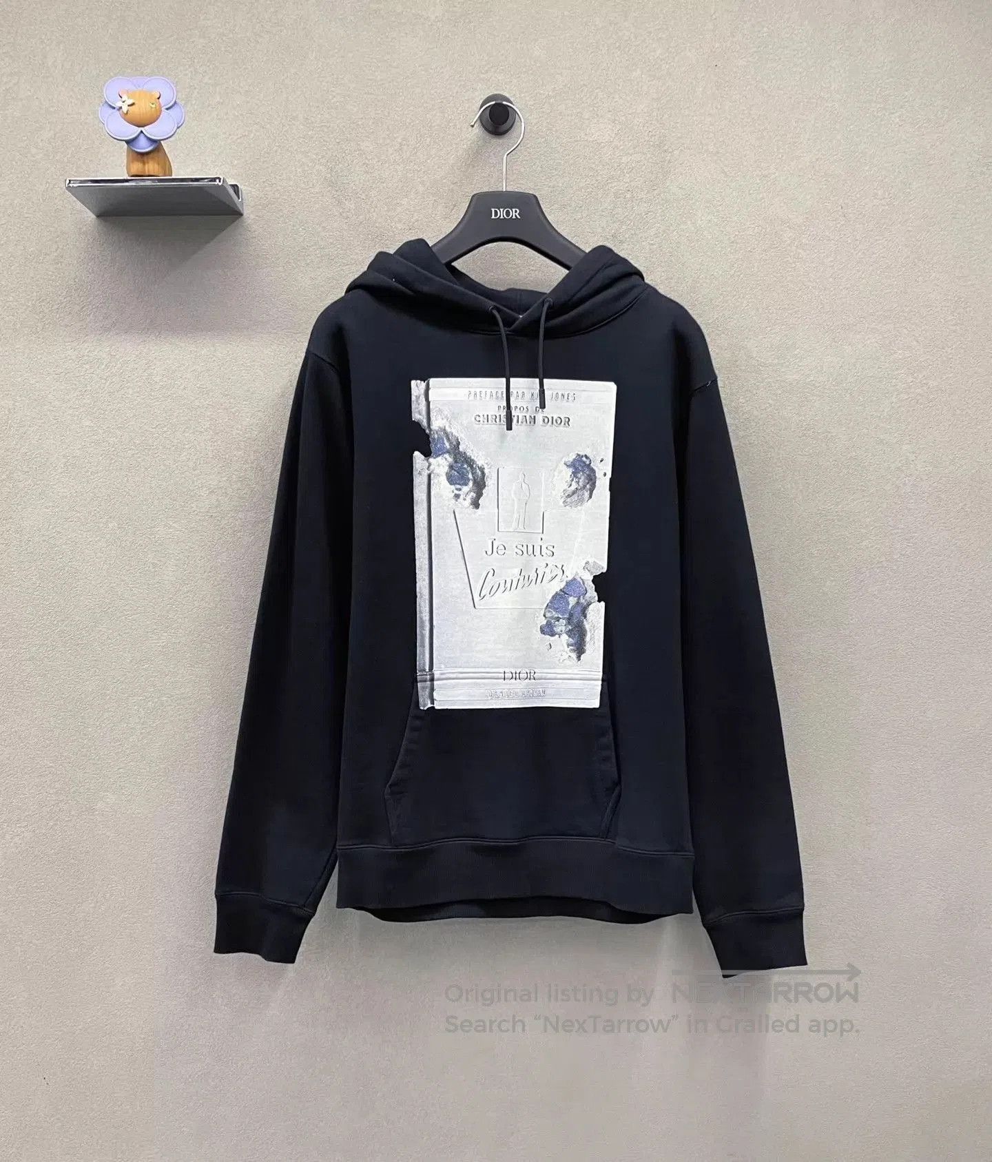 Dior Black Hoodie with Book Print Design. Size US S / EU 44-46 / 1 - 1 Thumbnail