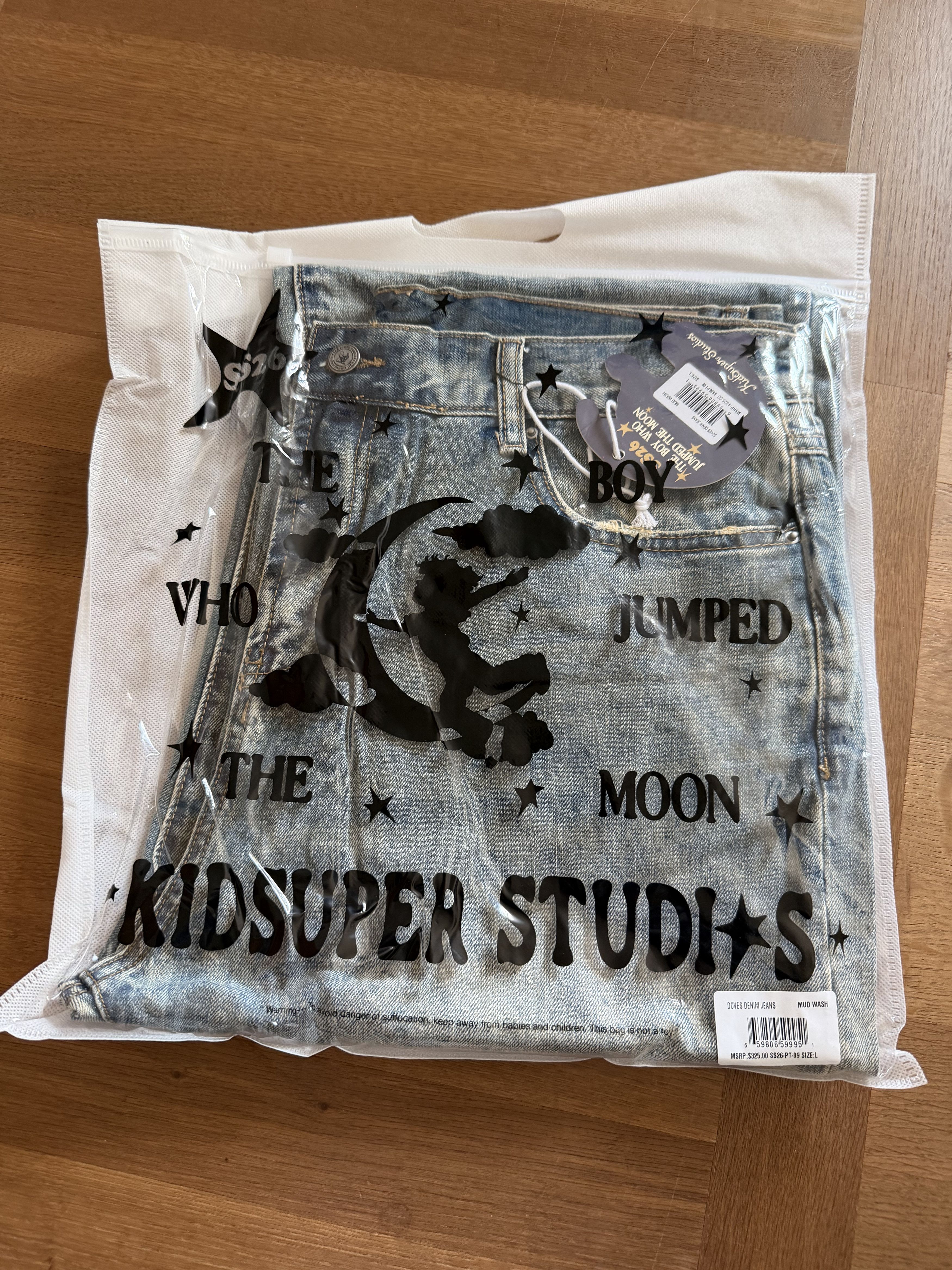 KidSuper KidSuper Studios Doves Denim Jeans Mud Wash Size US 34 / EU 50 - 3 Thumbnail