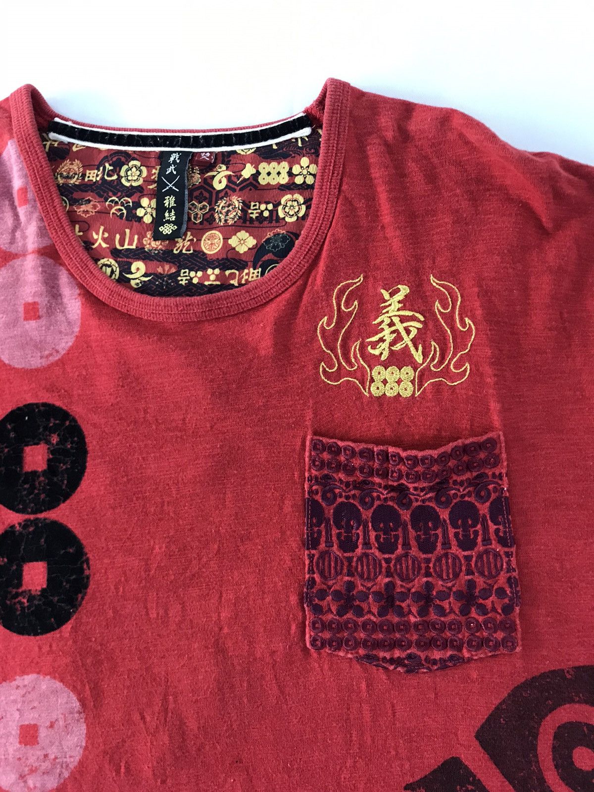 Vintage Japanese Brand Single Pocket Embroidery Logo Longsleeve Tee Size US L / EU 52-54 / 3 - 4 Thumbnail