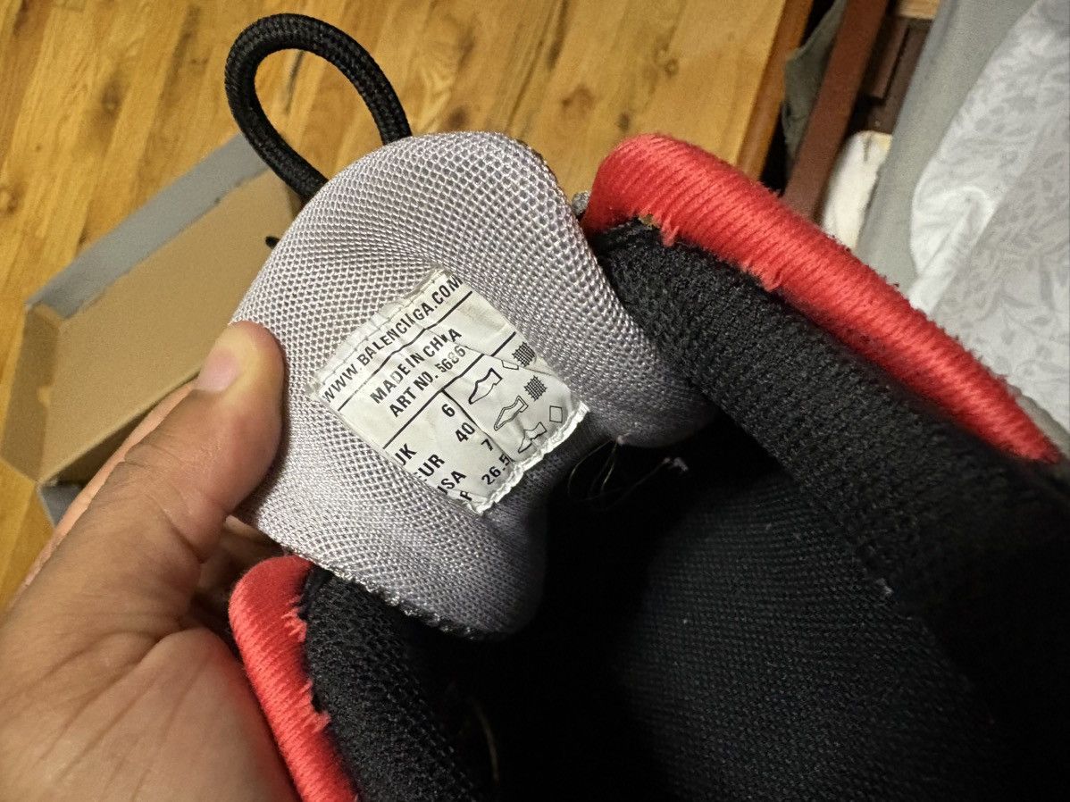 Balenciaga Balenciaga Track 2 Sneakers In Black Red Grey Polyurethane Size US 7 / EU 40 - 6 Thumbnail