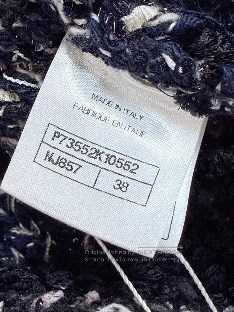 Chanel Chanel Heavy industry beaded pink black mixed color knitte Size XS / US 0-2 / IT 36-38 - 7 Thumbnail