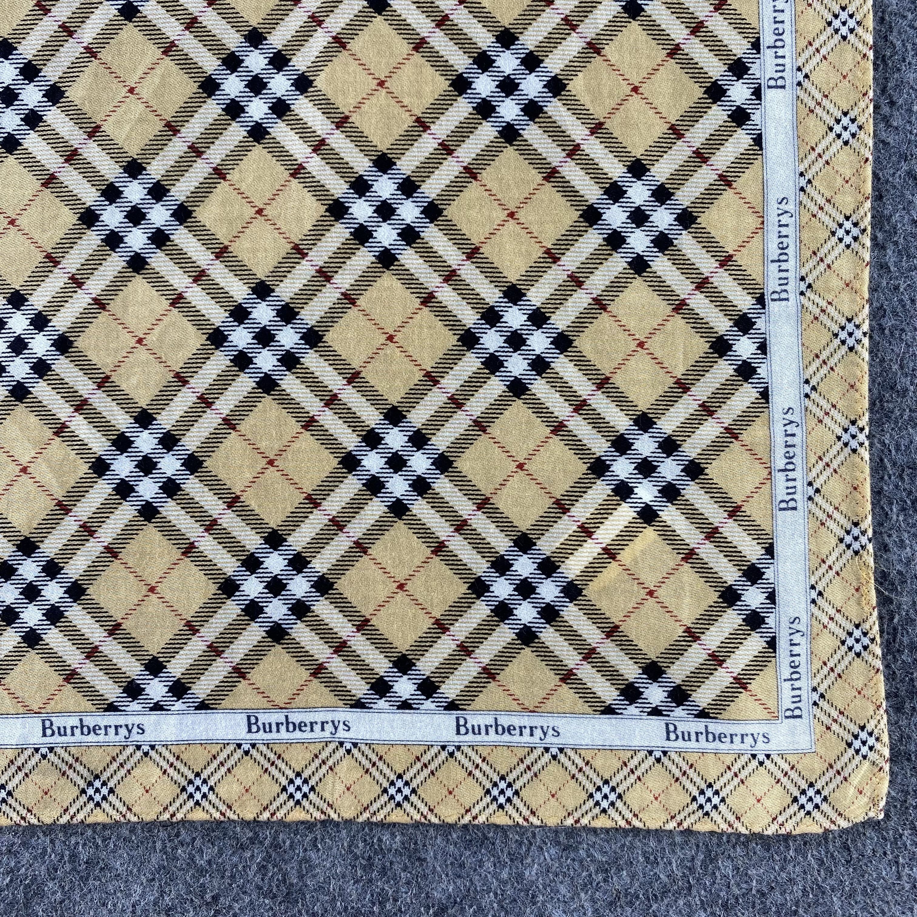 Burberry × Vintage Burberry Handkerchief/Neckerchief/Bandana HC657 Size ONE SIZE - 3 Thumbnail