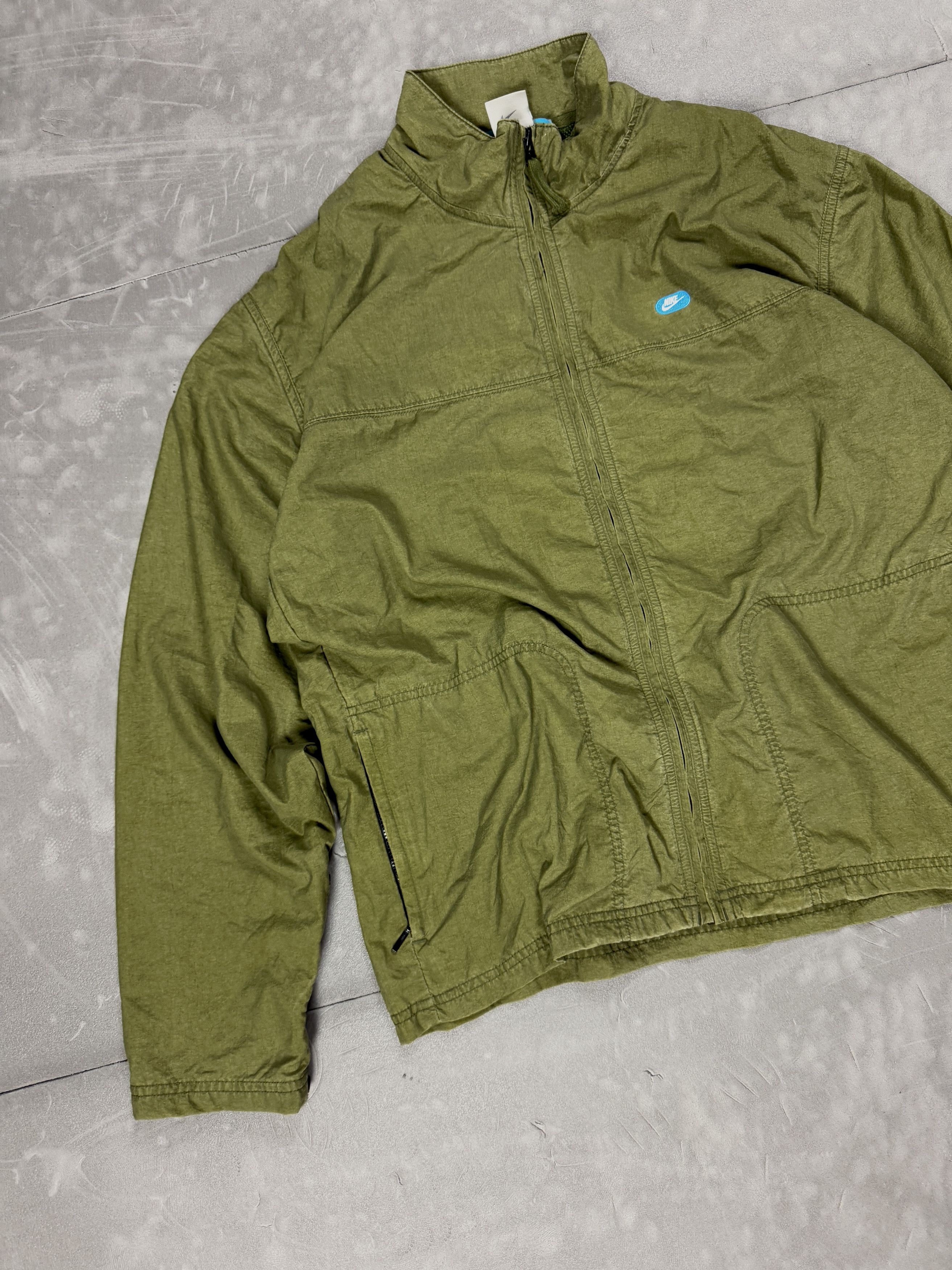 Nike × Vintage Vintage Nike khaki light windbreaker jacket streetwear 90s Size US M / EU 48-50 / 2 - 4 Thumbnail
