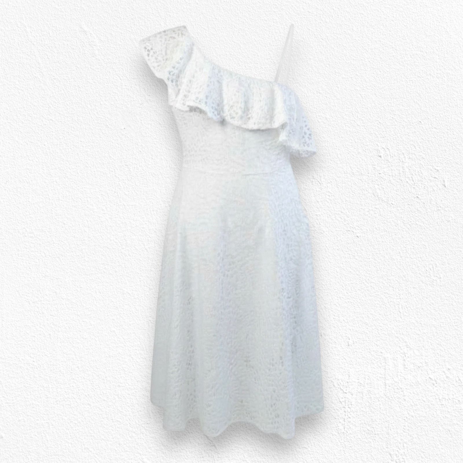 Lilly Pulitzer Lilly Pulitzer Callisto One Shoulder White Dress Size 12 Size XL / US 12-14 / IT 48-50 - 1 Thumbnail