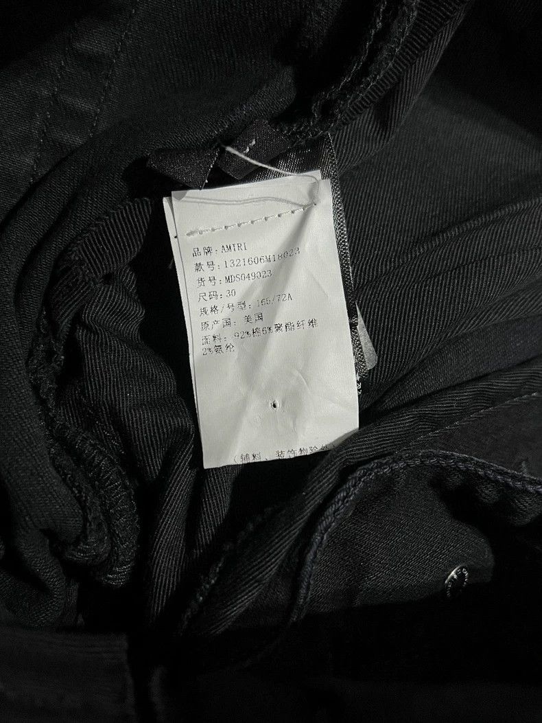 Amiri Amiri black and gray holey jeans Size US 30 / EU 46 - 8 Thumbnail