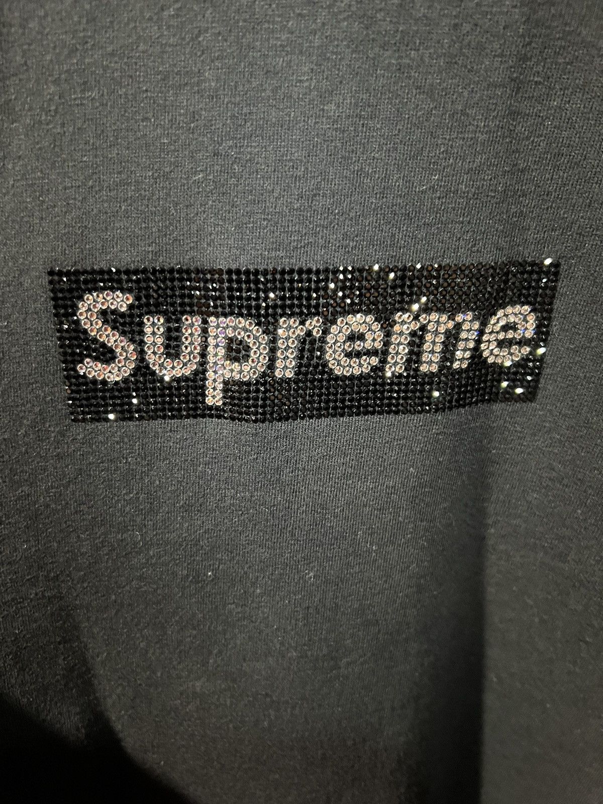 Supreme Supreme Swarovski box logo tee Size US L / EU 52-54 / 3 - 3 Thumbnail