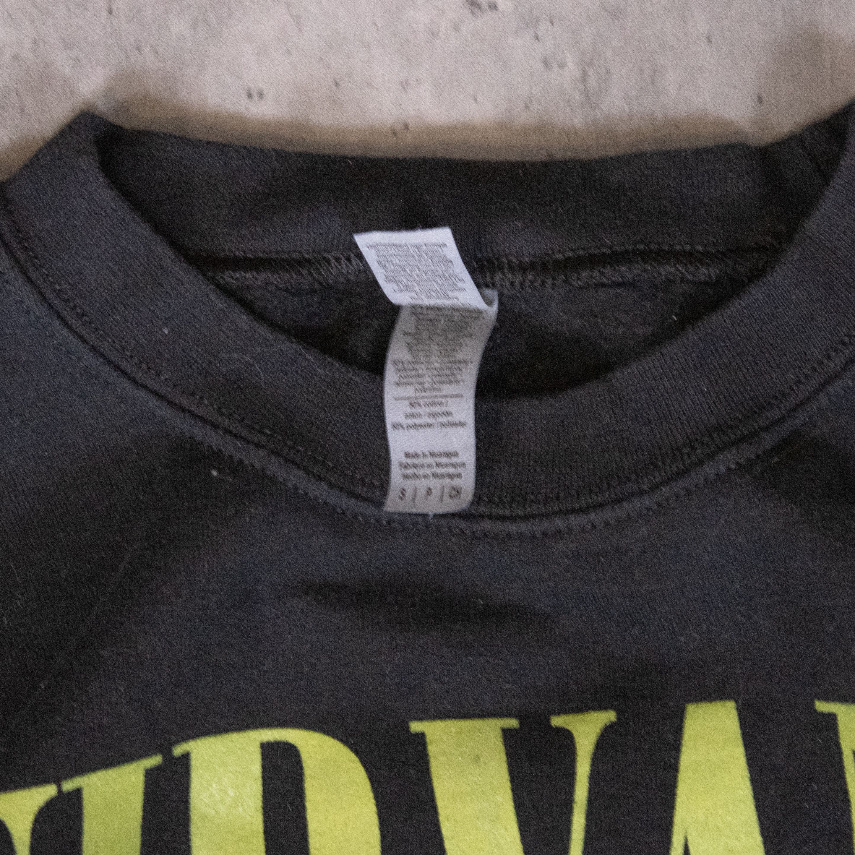 Gildan × Nirvana Nirvana Smile Reprint Black Crewneck Sweater Size US S / EU 44-46 / 1 - 8 Thumbnail