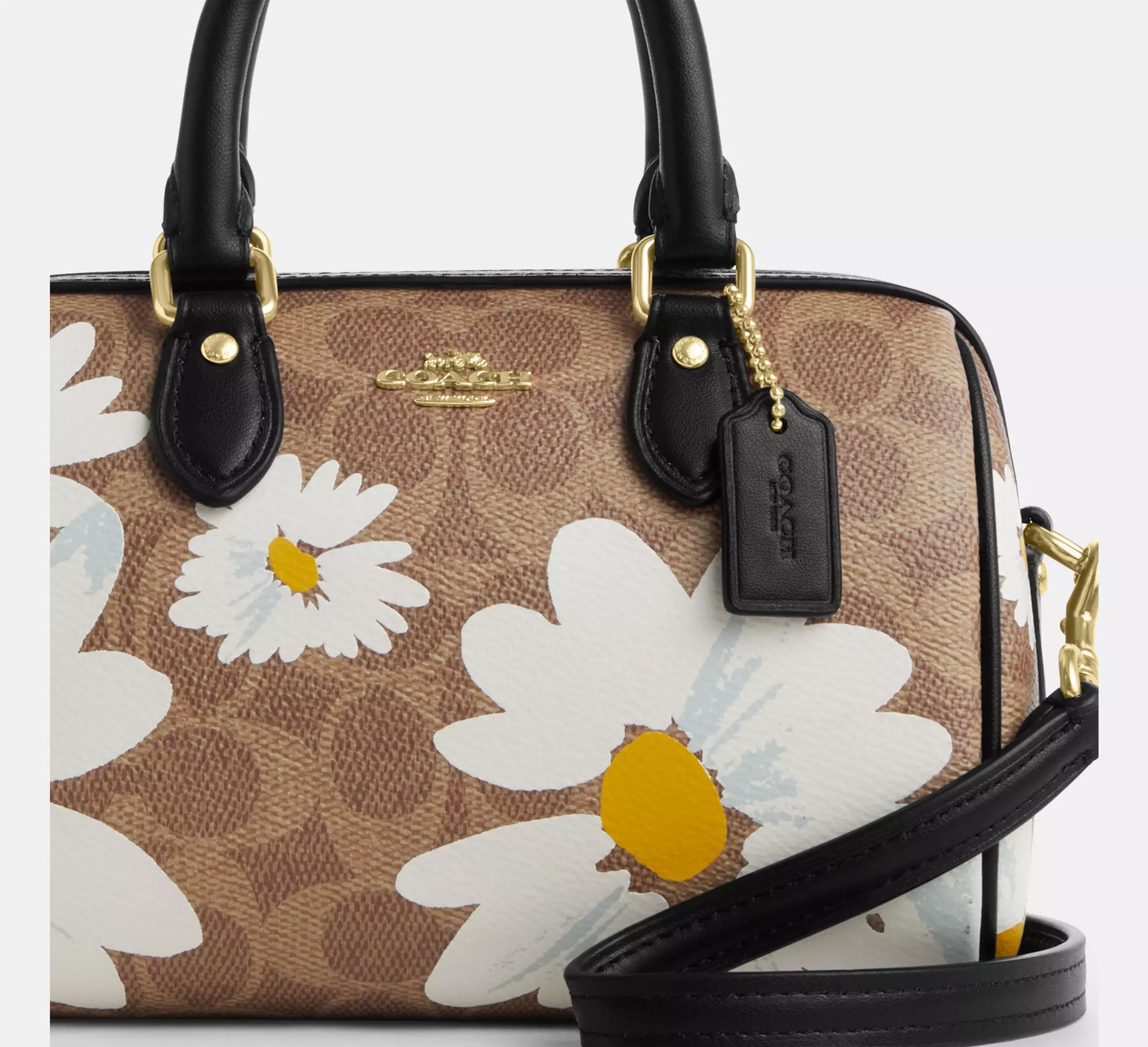 Coach Mini Rowan Crossbody Bag With Floral Print CZ596 Size ONE SIZE - 12 Thumbnail