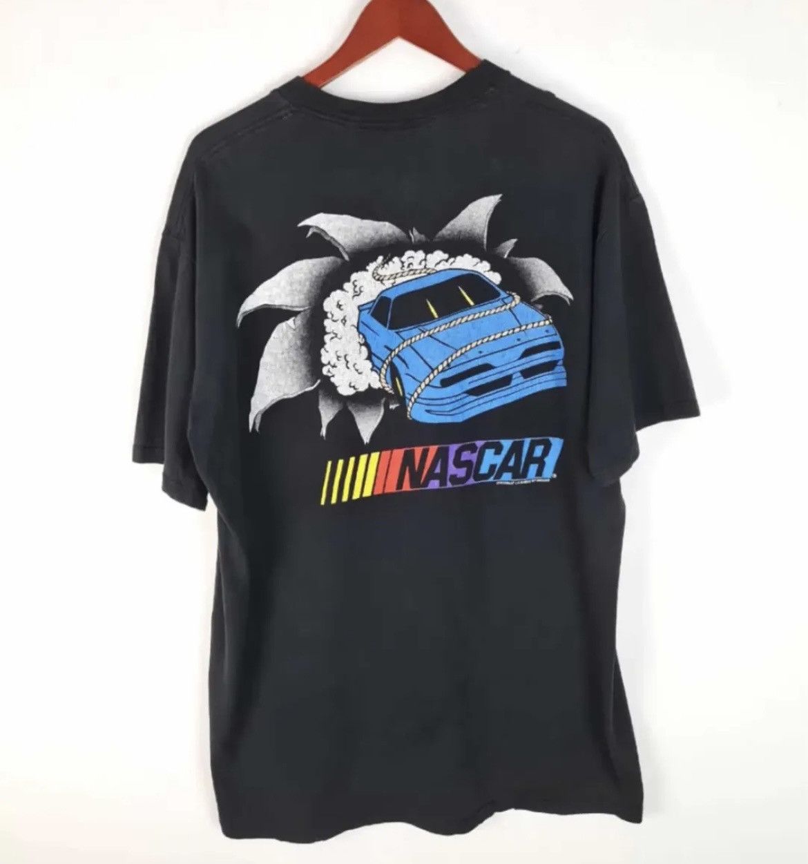 NASCAR Nascar x looney tunes vintage t shirt doble print sam car XL Size US XL / EU 56 / 4 - 6 Thumbnail
