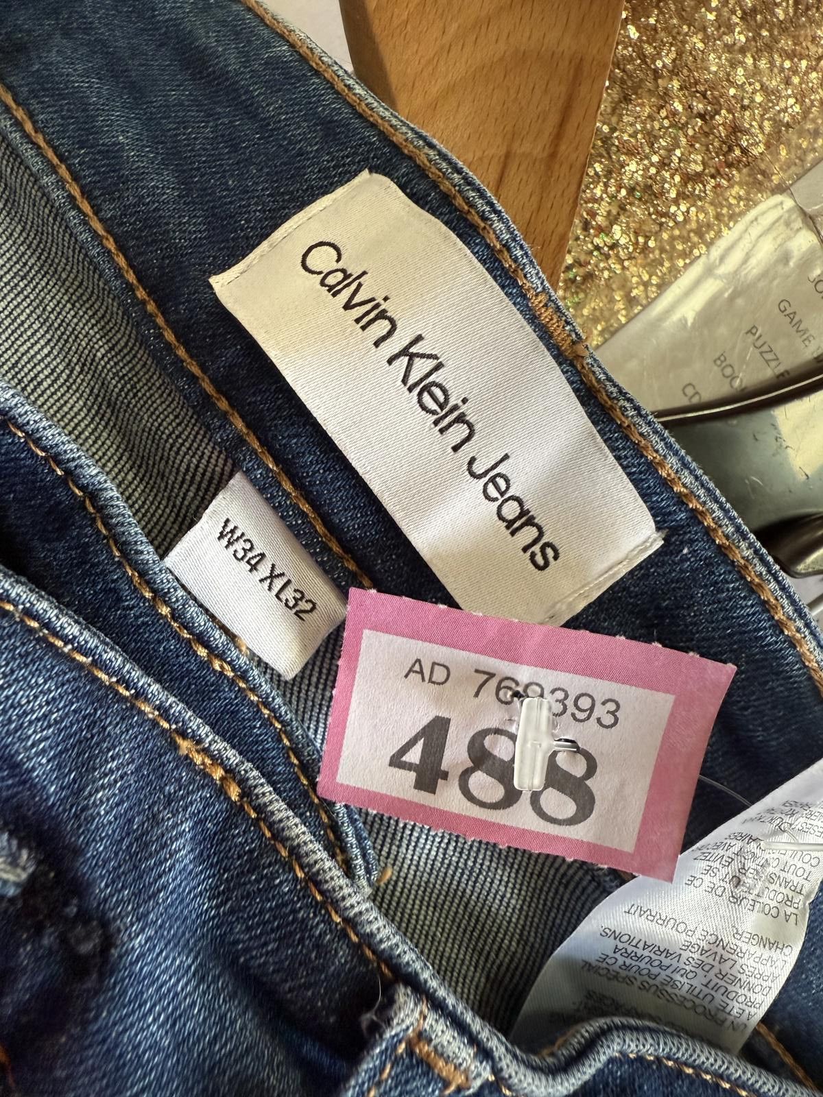 Calvin Klein Calvin Klein Jeans Men's Slim Fit Denim - W34 L32 Size US 34 / EU 50 - 4 Thumbnail