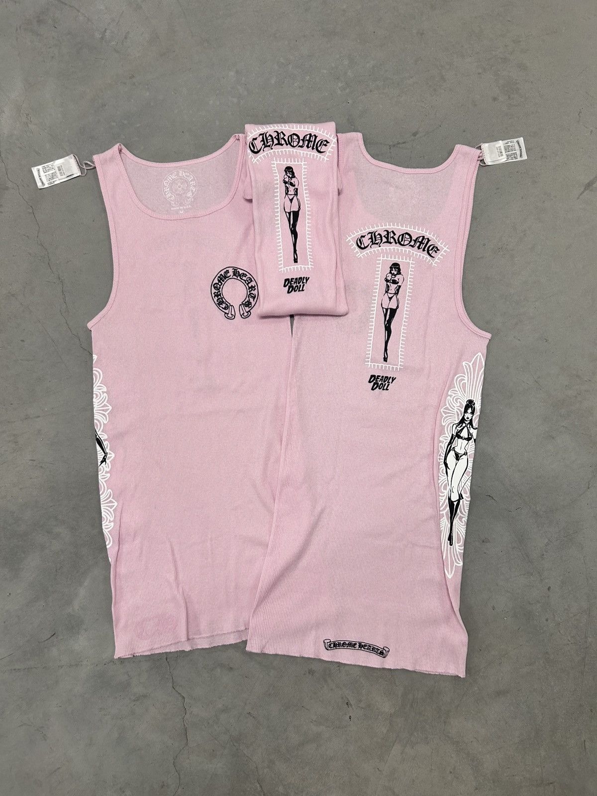 Chrome Hearts X Deadly Doll Rib Art Basel Size Large