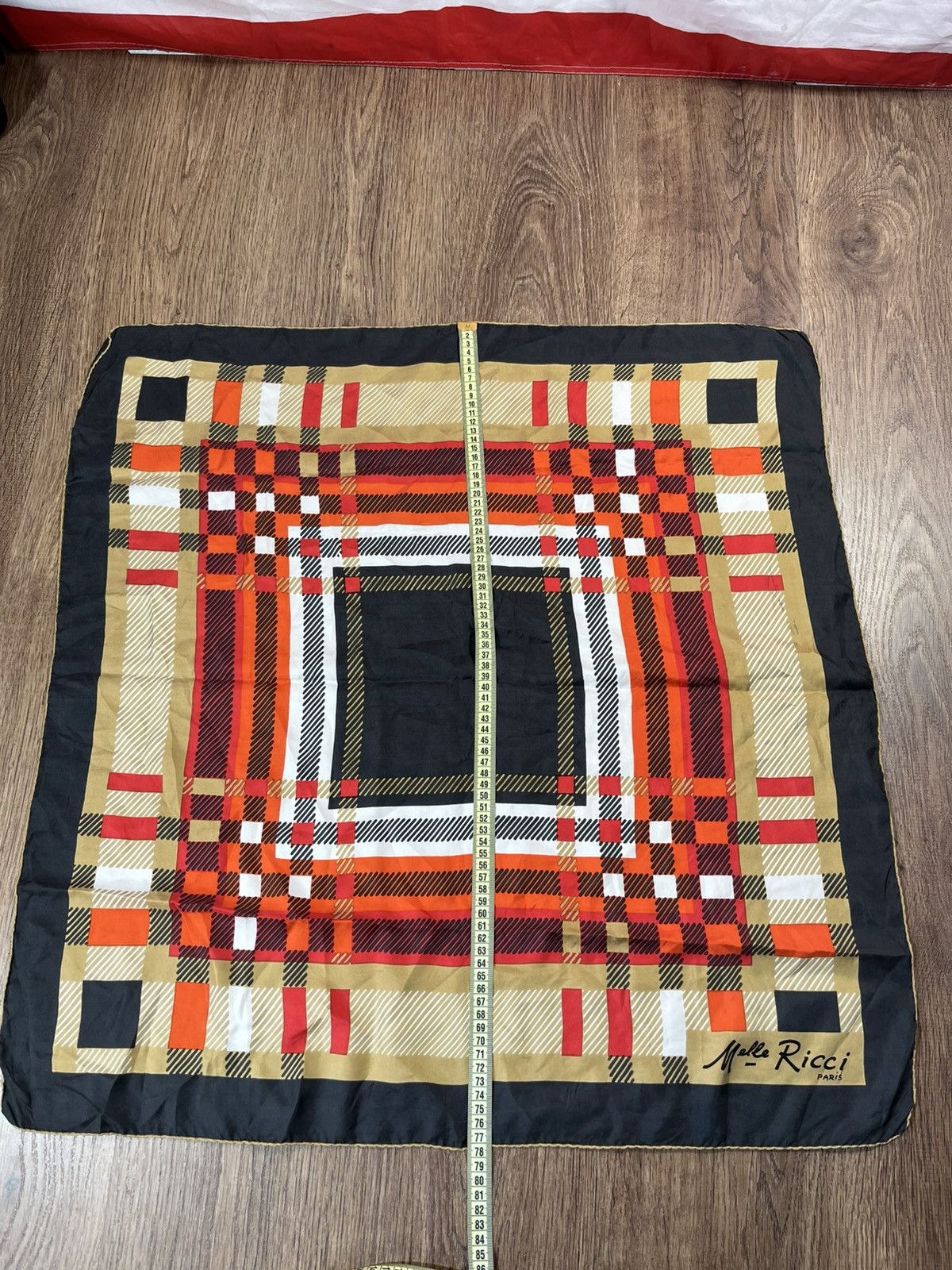 Vintage Vintage Melle Ricci Silk Scarf Multicoloured Size ONE SIZE - 9 Thumbnail