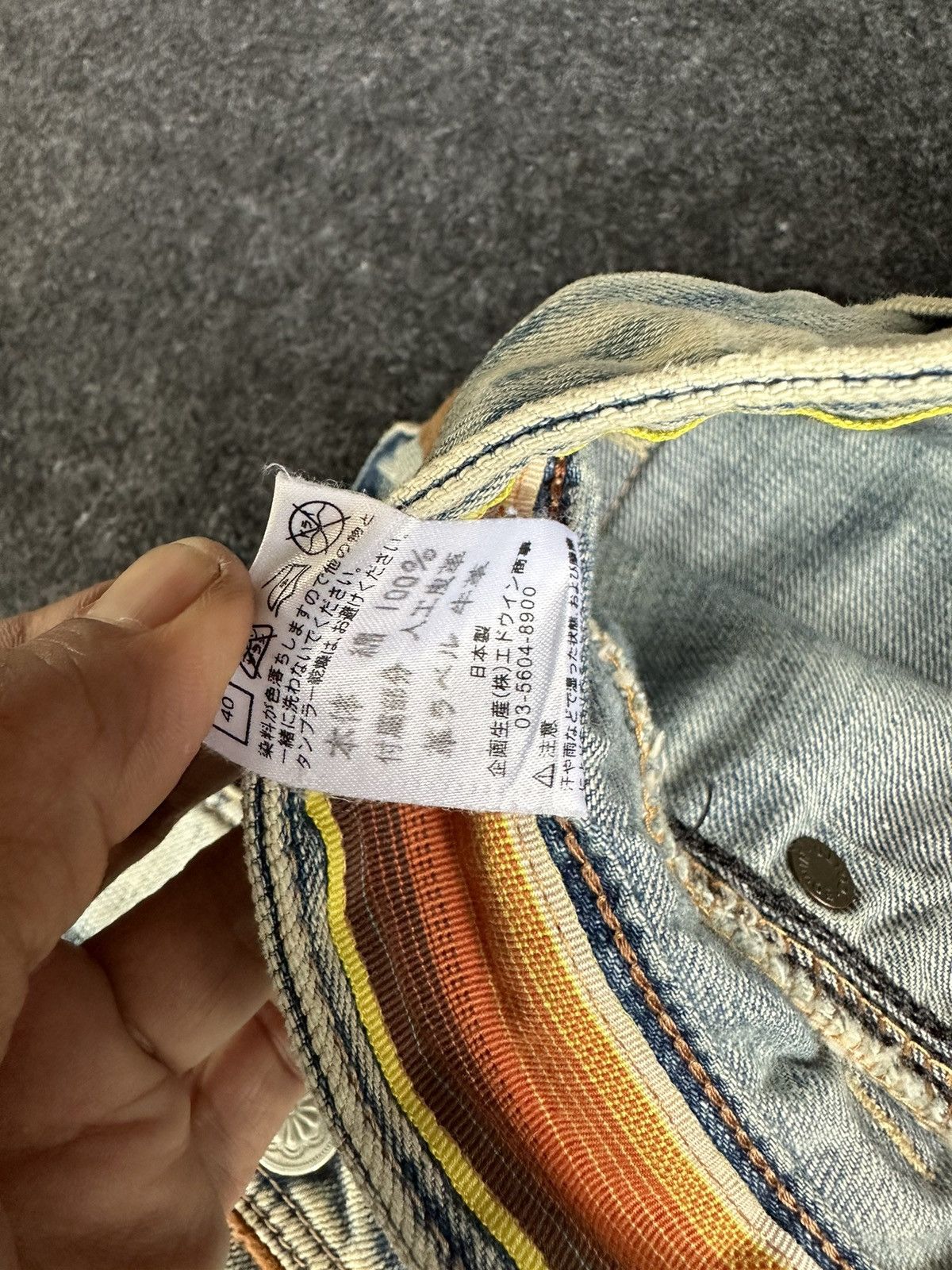 Edwin Vintage Edwin Blue Trip Nice Washed Made In Japan 32x32 D277 Size US 32 / EU 48 - 17 Thumbnail
