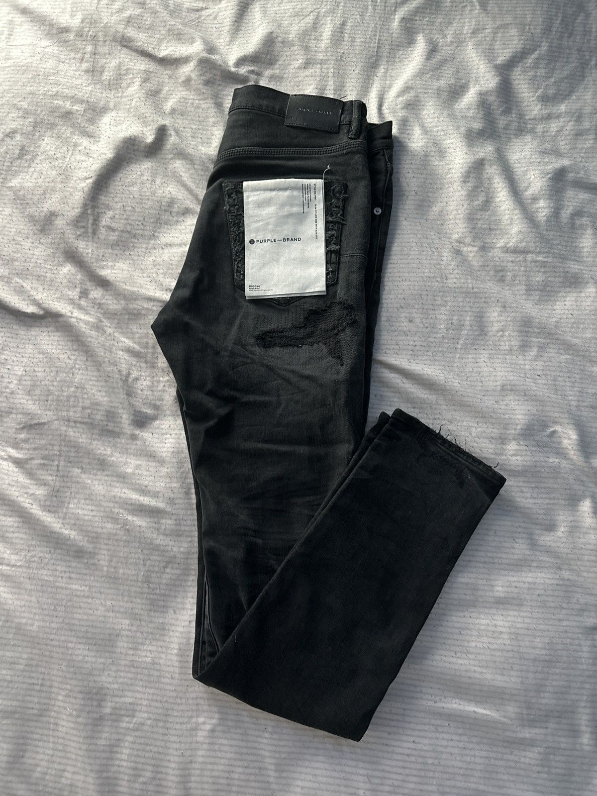 Purple Brand Purple Brand Quilted Denim Jeans Size US 32 / EU 48 - 2 Thumbnail