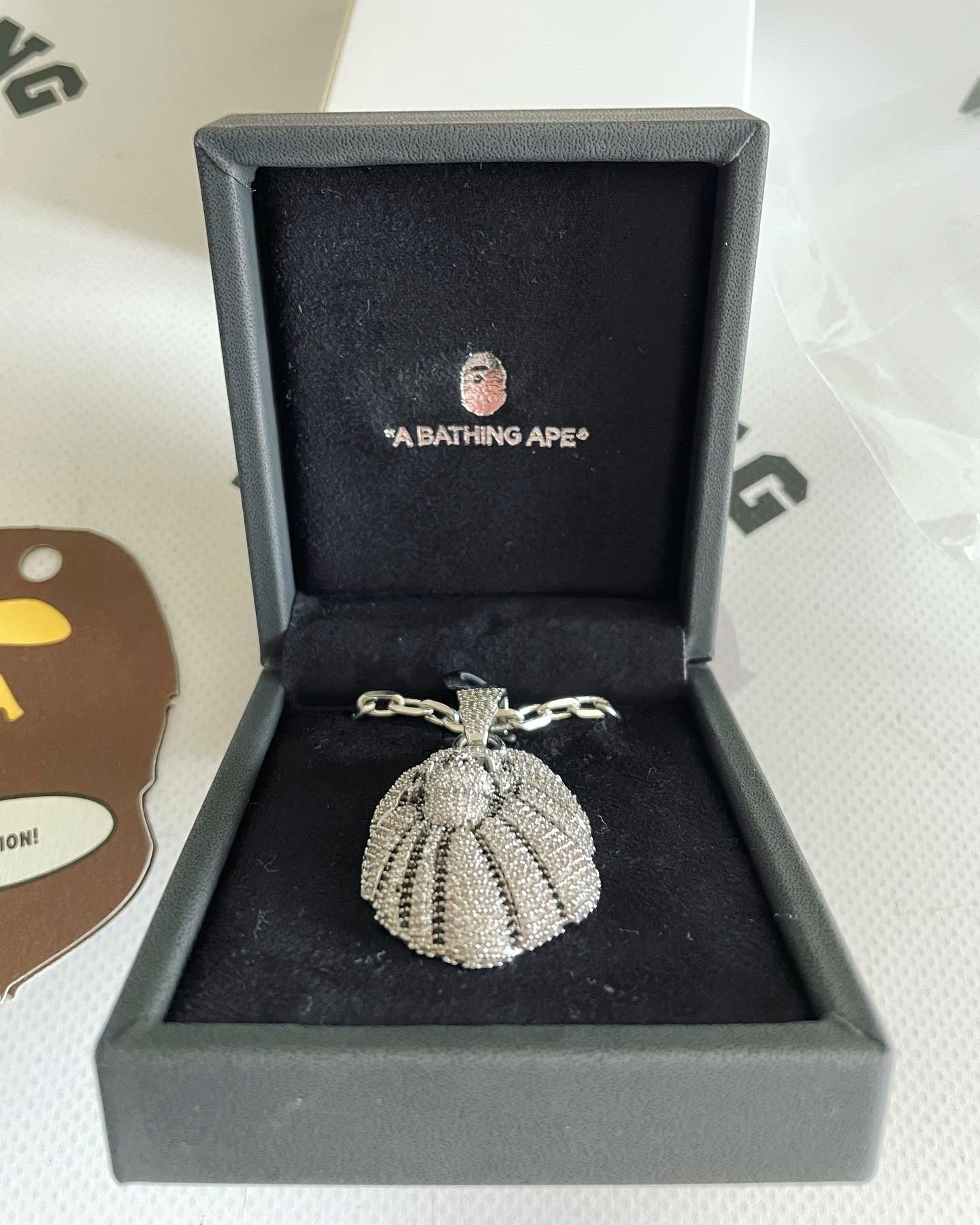 Bape BAPE APE HEAD CRYSTAL STONE NECKLACE (Edition of 100) Size ONE SIZE - 6 Thumbnail