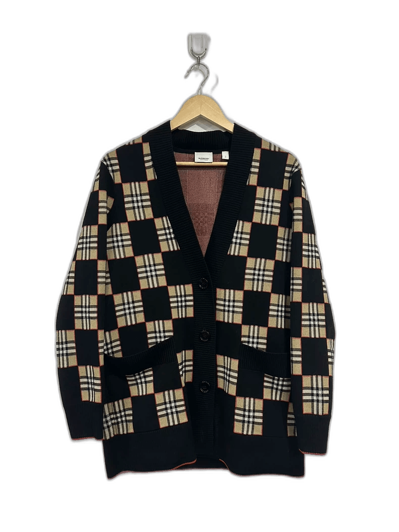 Burberry Burberry Checkered Cardigan Sweater Size US S / EU 44-46 / 1 - 1 Thumbnail