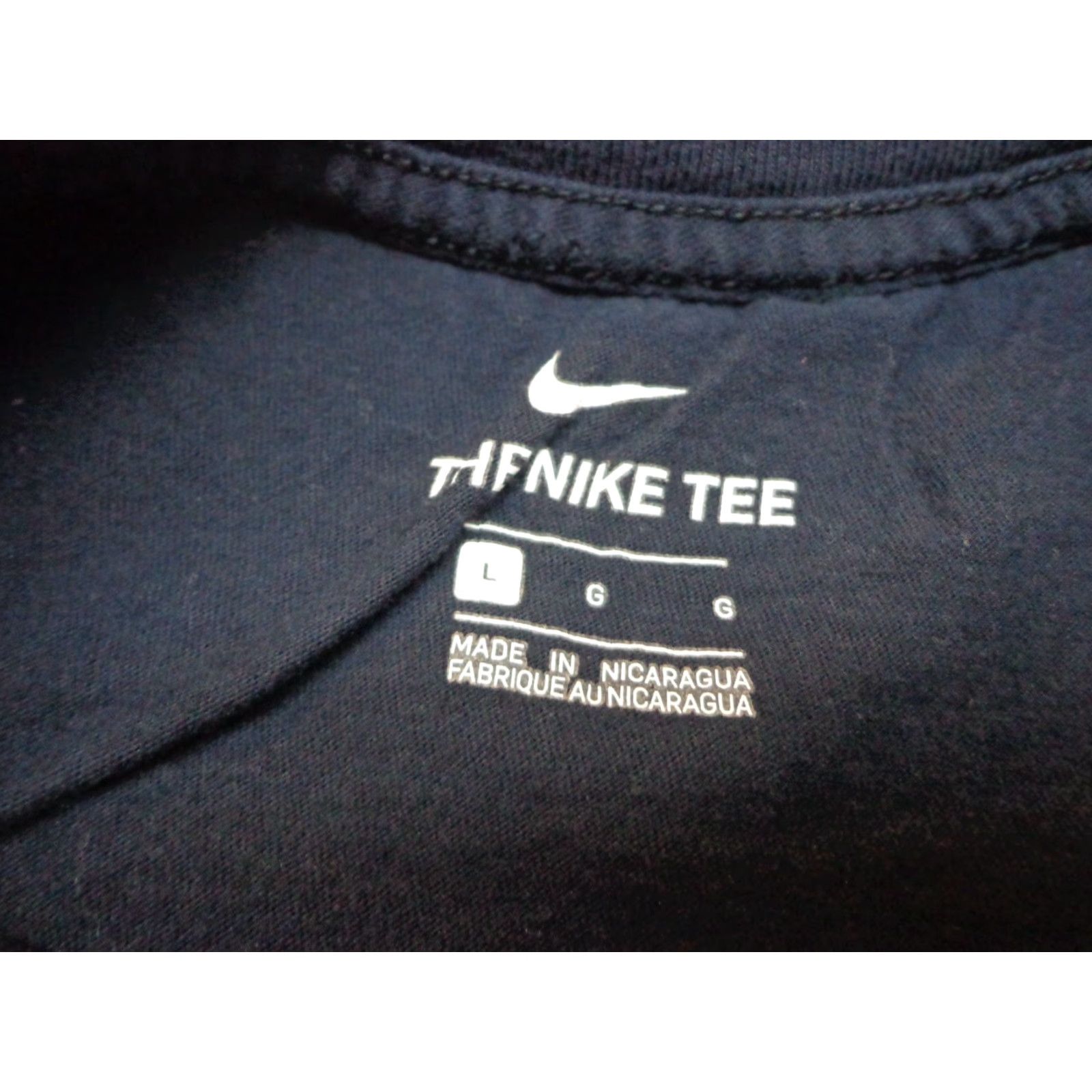 Nike Nike Just Do It Navy Blue Graphic T-Shirt Size L Men Adults, Regular, T-Shirt, Blue, Graphic Tee Size US L / EU 52-54 / 3 - 5 Thumbnail