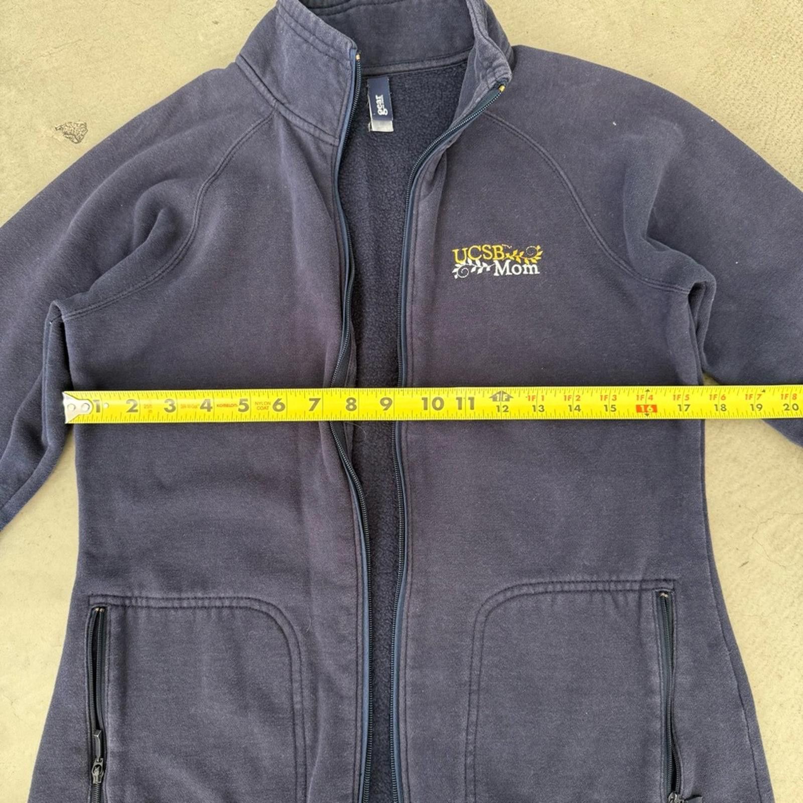 Other UCSB / Zip Up Fleece Jacket College Mom / Navy Size M / US 6-8 / IT 42-44 - 4 Thumbnail