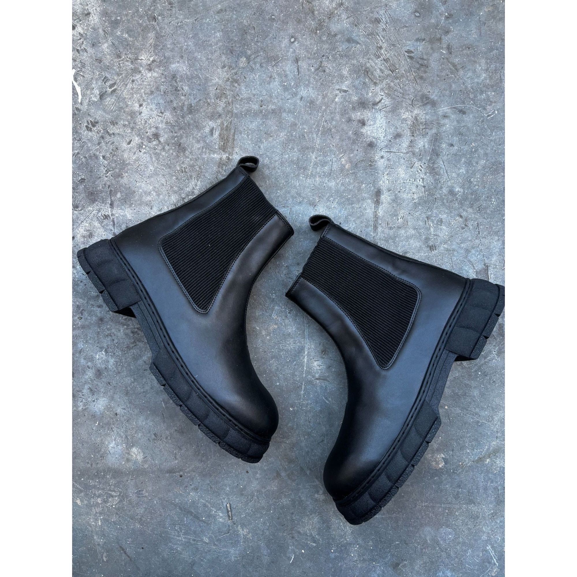 VIRON Viron 1997 Sustainable Black Chelsea Boots Size 39 Brand New Size US 9 / IT 39 - 3 Thumbnail