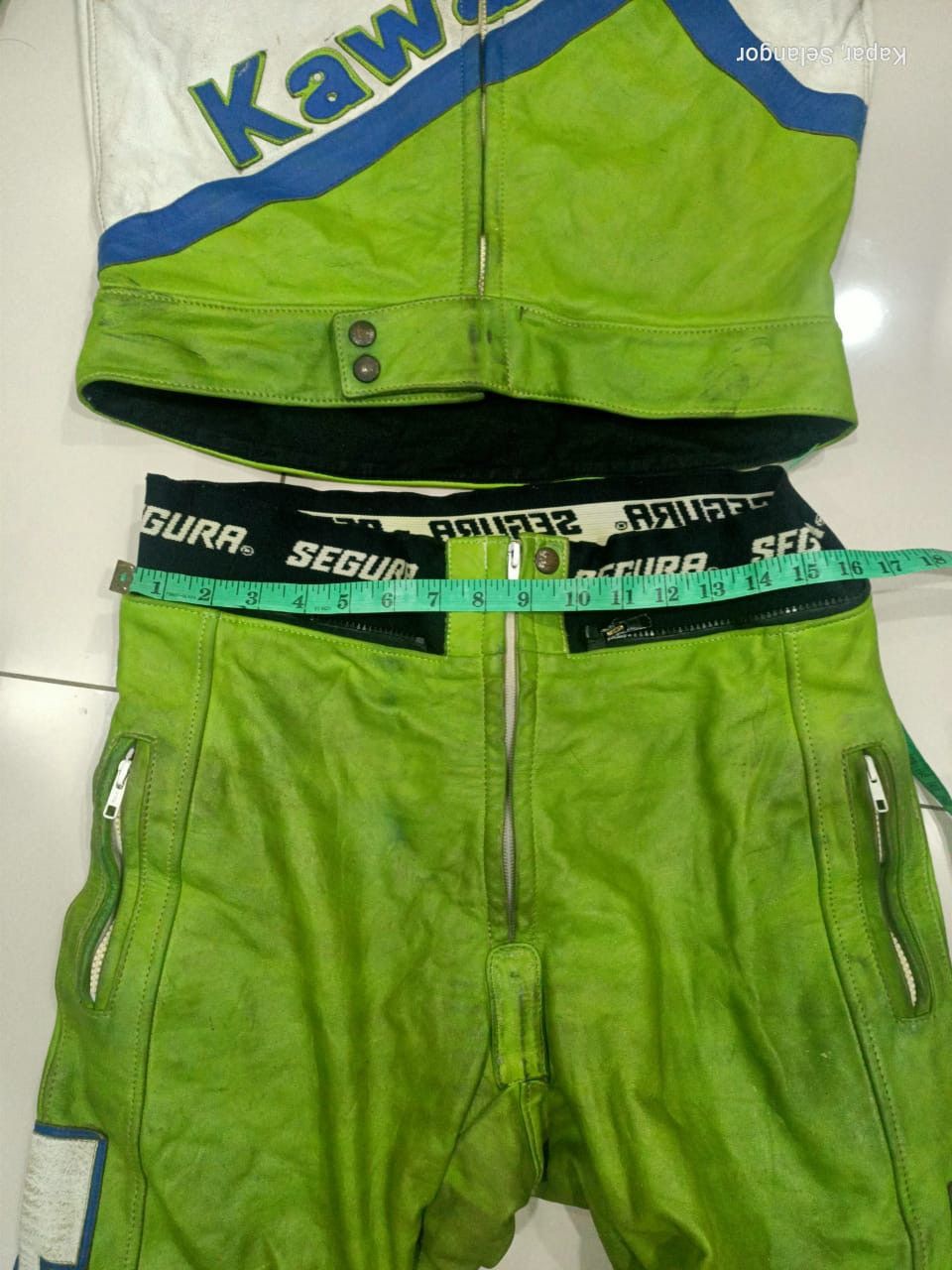 Vintage Vintage segura Kawasaki green racing suit Size US M / EU 48-50 / 2 - 14 Thumbnail