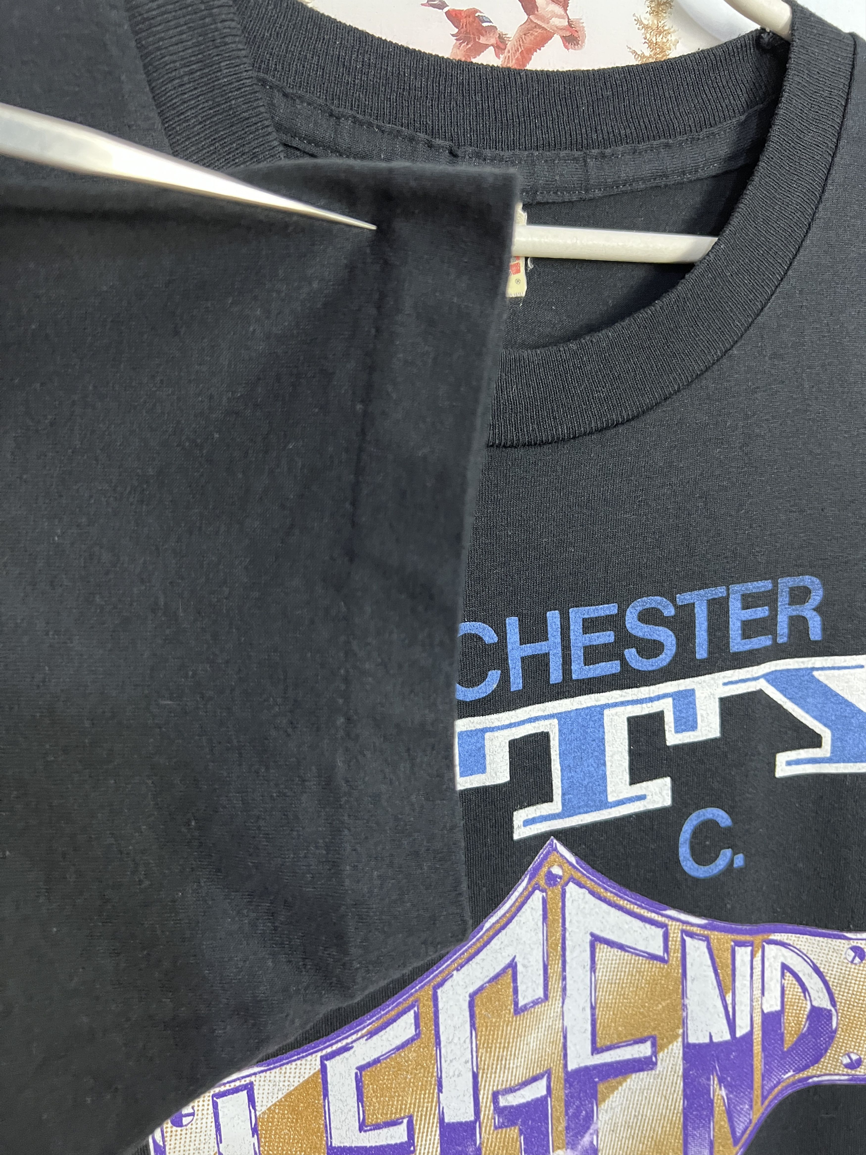 Vintage Vintage 80's Manchester City Football Shirt Soccer Size US M / EU 48-50 / 2 - 6 Thumbnail