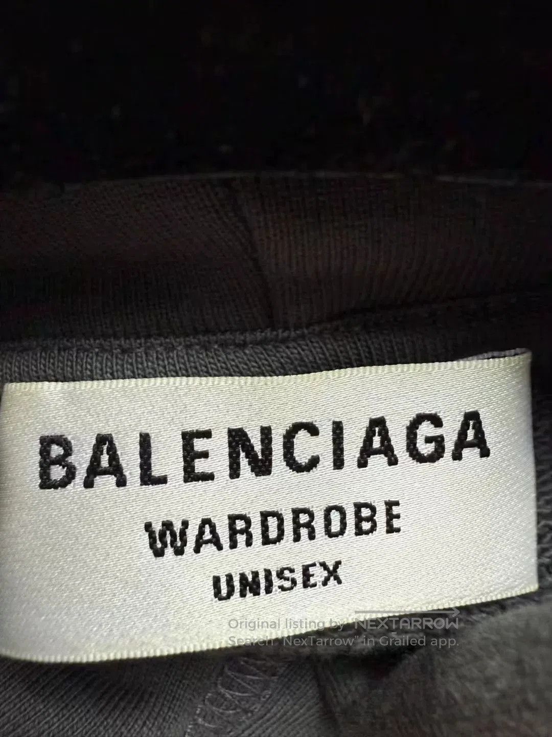 Balenciaga Balenciaga Gray Embroidered Cola Sweatshirt S. Size US S / EU 44-46 / 1 - 3 Thumbnail