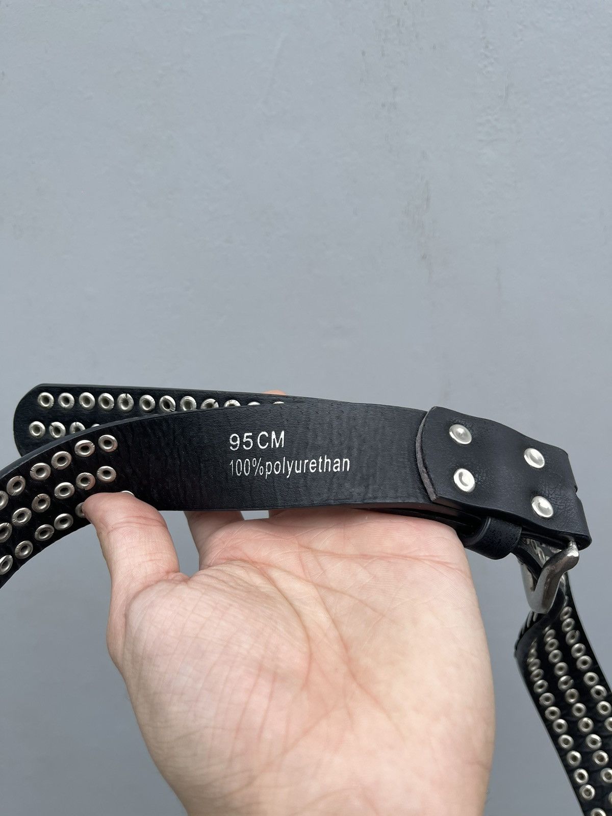 Japanese Brand Y2k Fish Scale Rhinestones Punk Grunge BB Simon Style Belt Size ONE SIZE - 10 Thumbnail