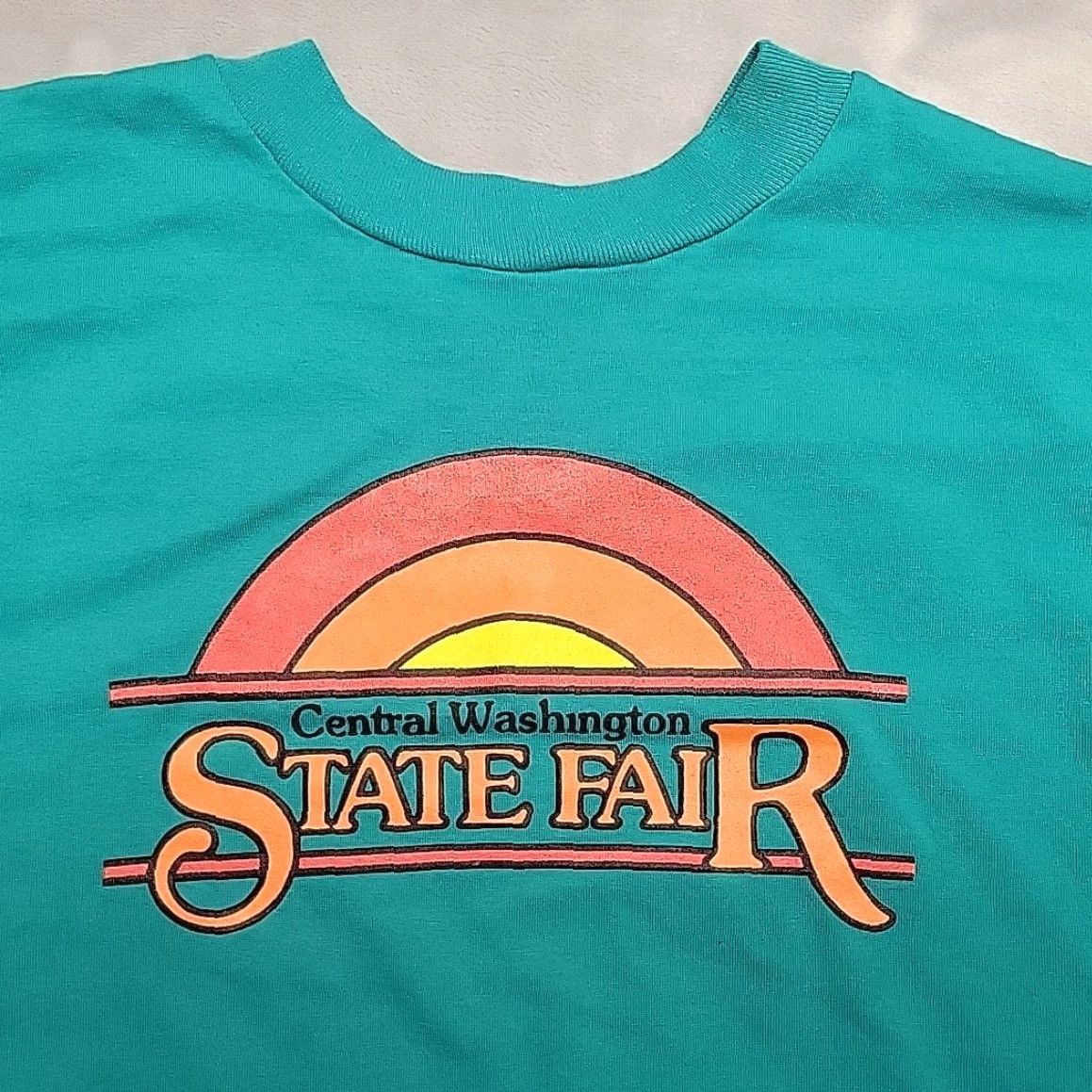 Vintage VINTAGE Best Washington State Fair Shirt Mens XL Green T-Shirt Crew Neck Short Sleeve USA Made Single Stitch Graphic Print Size US XL / EU 56 / 4 - 2 Thumbnail