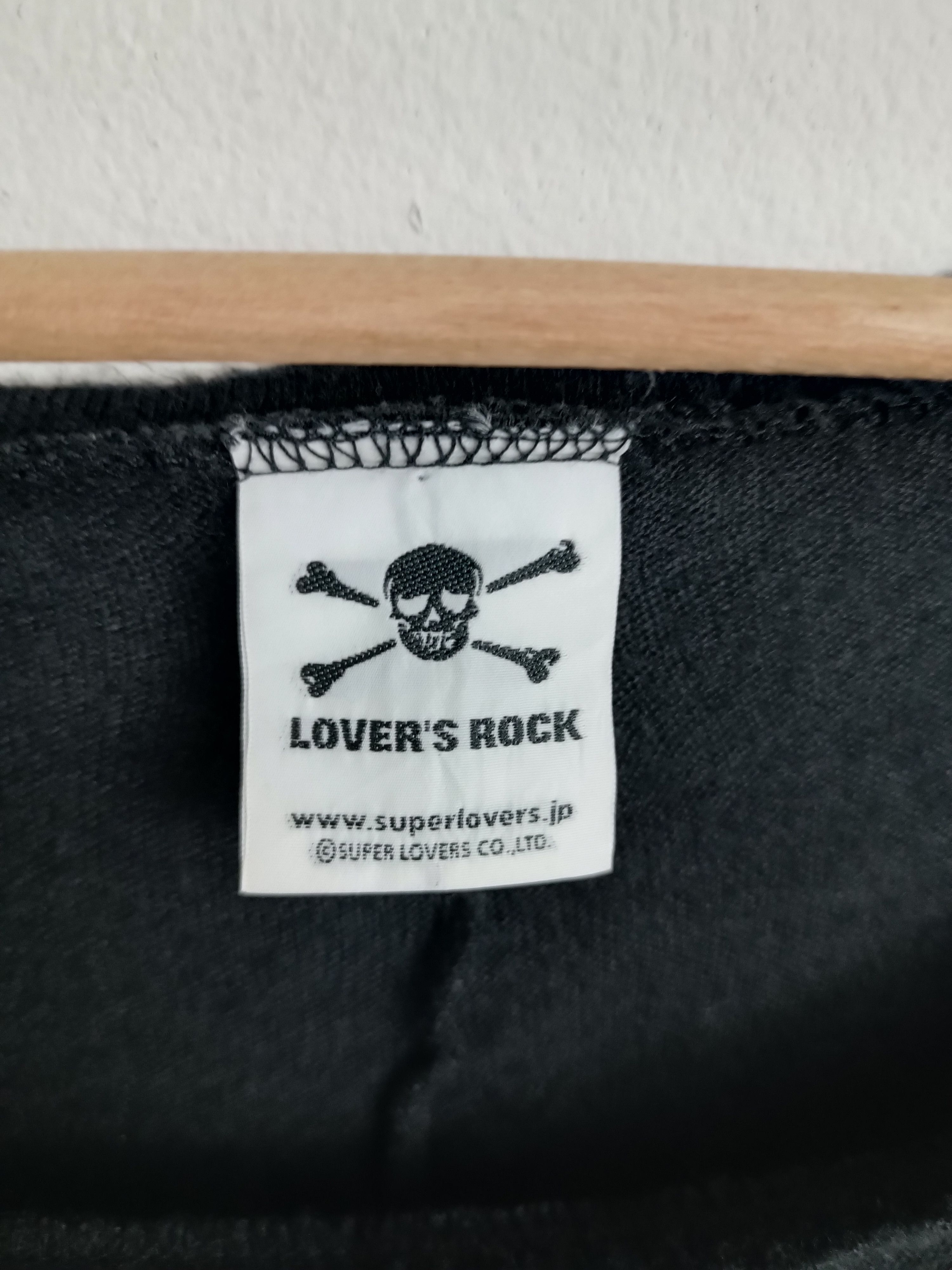 Japanese Brand VINTAGE LOVER'S ROCK SUPERLOVERS OVERSIZE GRUNGE PUNK STYLE Size US XL / EU 56 / 4 - 5 Thumbnail