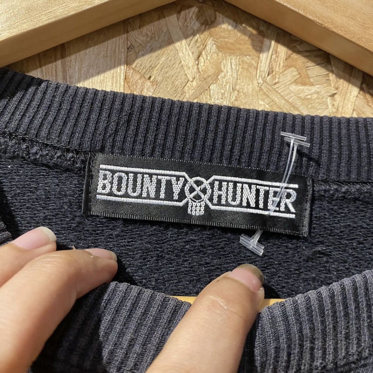 Bounty Hunter × Vintage 90s Bounty Hunter Star Sweatshirt made in USA 🇺🇸 Size US L / EU 52-54 / 3 - 10 Thumbnail