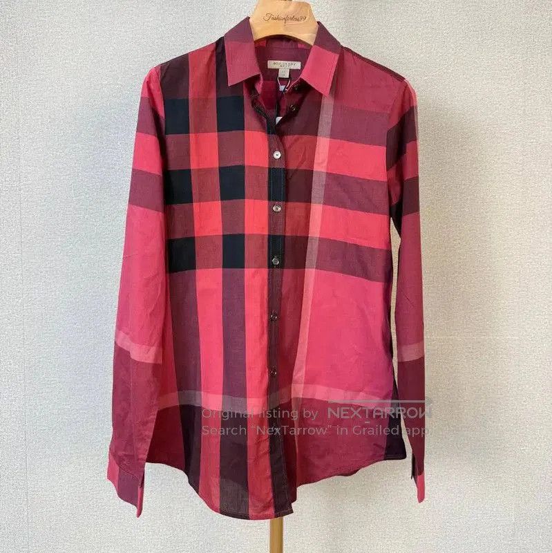 Burberry Burberry Colorblock Cotton Women's Shirt. Size XS / US 0-2 / IT 36-38 - 1 Thumbnail