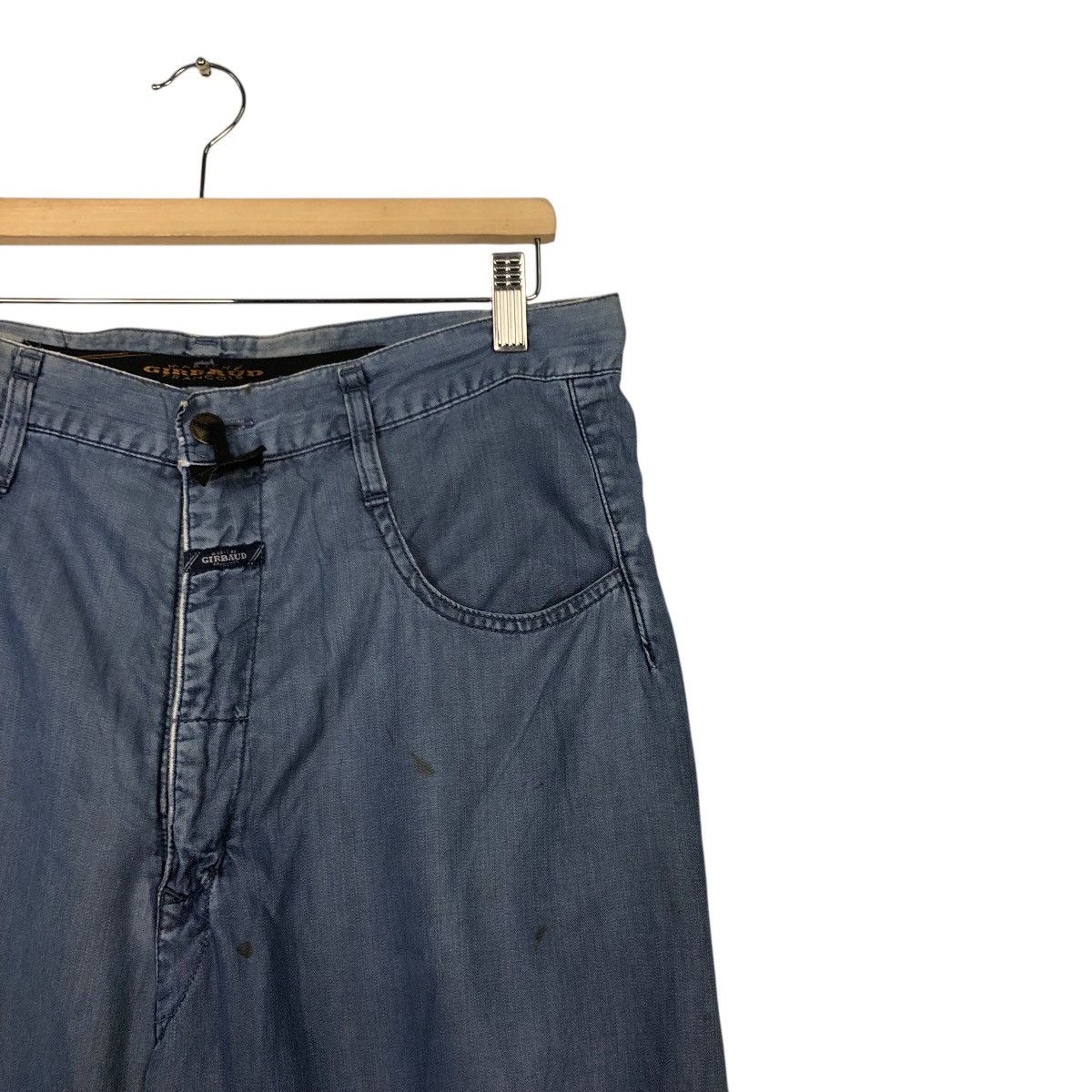 Marithe + Francois Girbaud French Workwear Blue Wide Pants – Marthe Girbaud Size 32" / US 10 / IT 46 - 7 Thumbnail