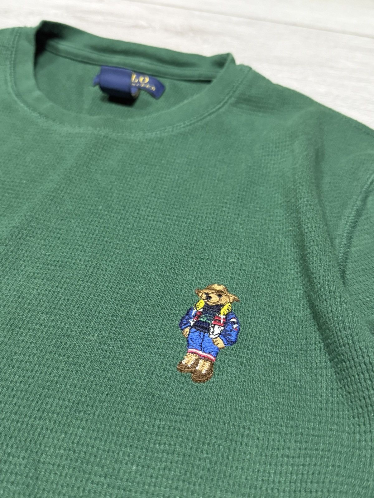 Polo Ralph Lauren POLO Ralph Lauren bear sweater vintage USA Size US M / EU 48-50 / 2 - 2 Thumbnail