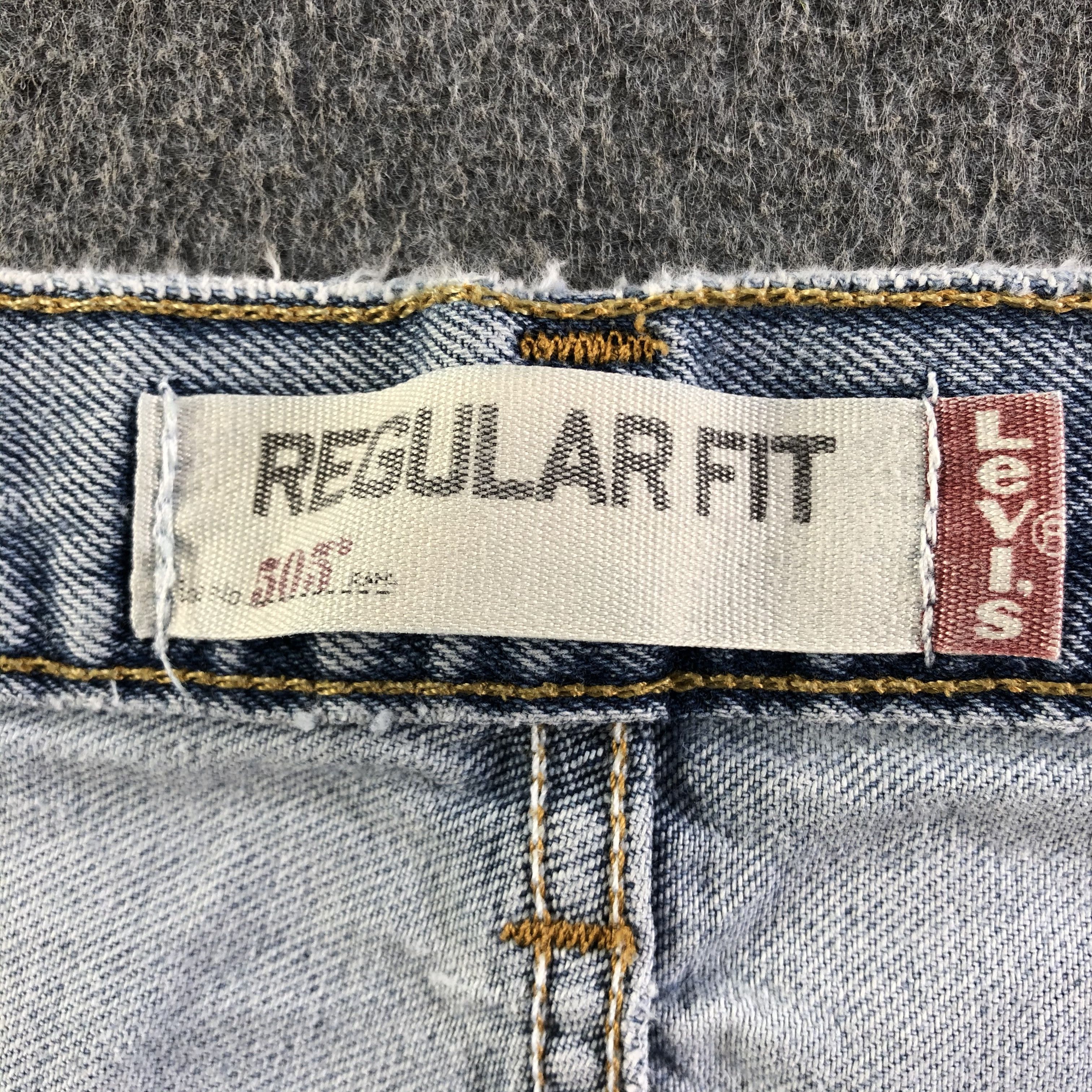 Levi's Vintage Light Wash Levis 505 Jeans-J3721 Size US 37 - 13 Thumbnail