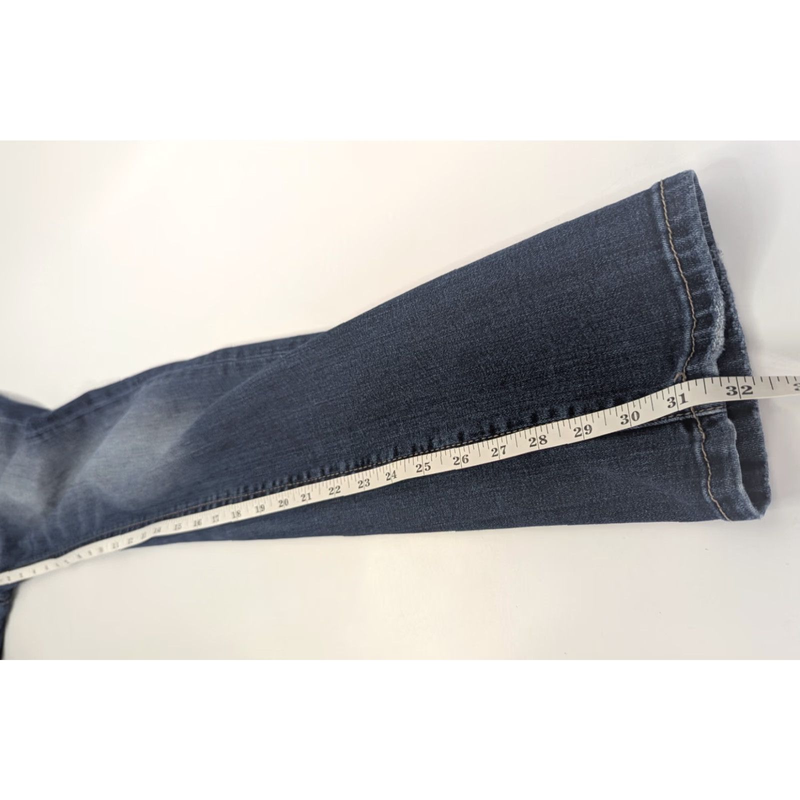 Vintage BKE Stella Slim Fit Low Rise Jeans Womens Blue 27x31.5 Denim Distressed Logo 5-Pocket Straight Vintage No Size 27" / US 4 / IT 40 - 5 Thumbnail