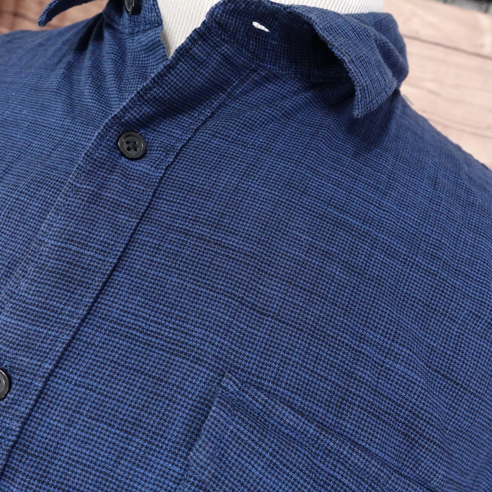 Apt. 9 Vintage APT 9 Men's Long Sleeve Blue Button-Up Shirt 2XL Cotton Business Casual Formal Size US XXL / EU 58 / 5 - 2 Thumbnail