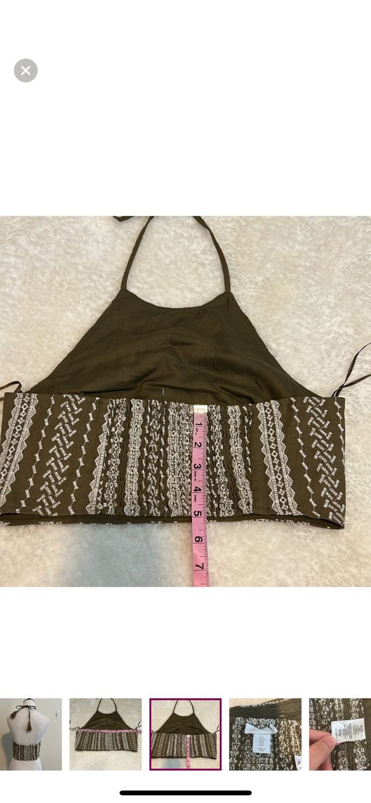 House of Harlow House of Harlow 1960 small embroidered halter top Size S / US 4 / IT 40 - 5 Thumbnail
