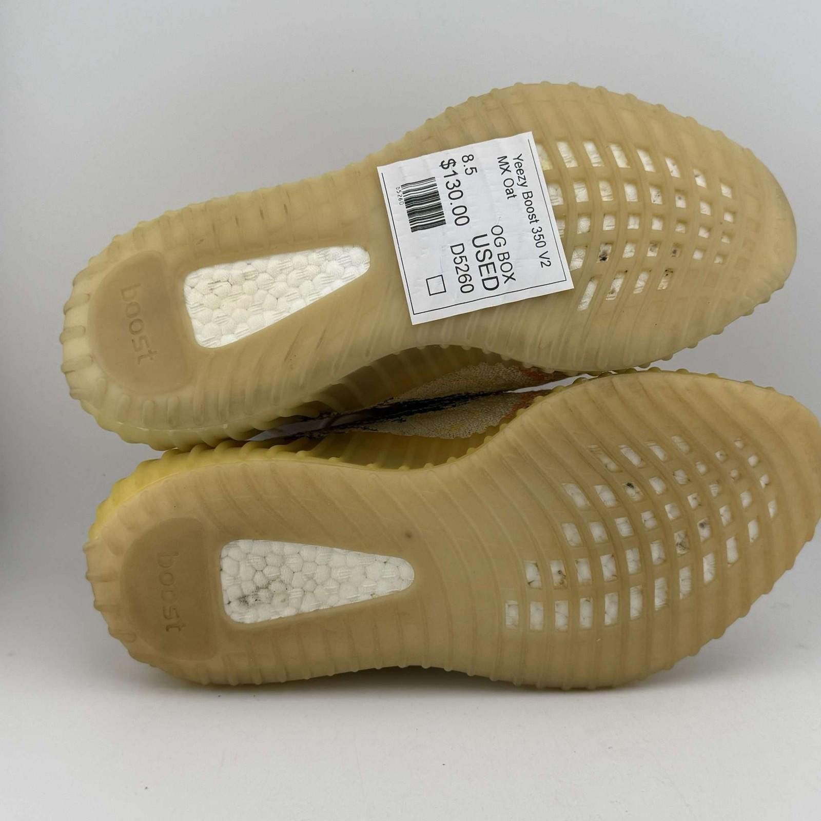 Adidas Yeezy Boost 350 V2 MX Oat 8.5 Used with Box GW3773 Size US 8.5 / EU 41-42 - 6 Thumbnail