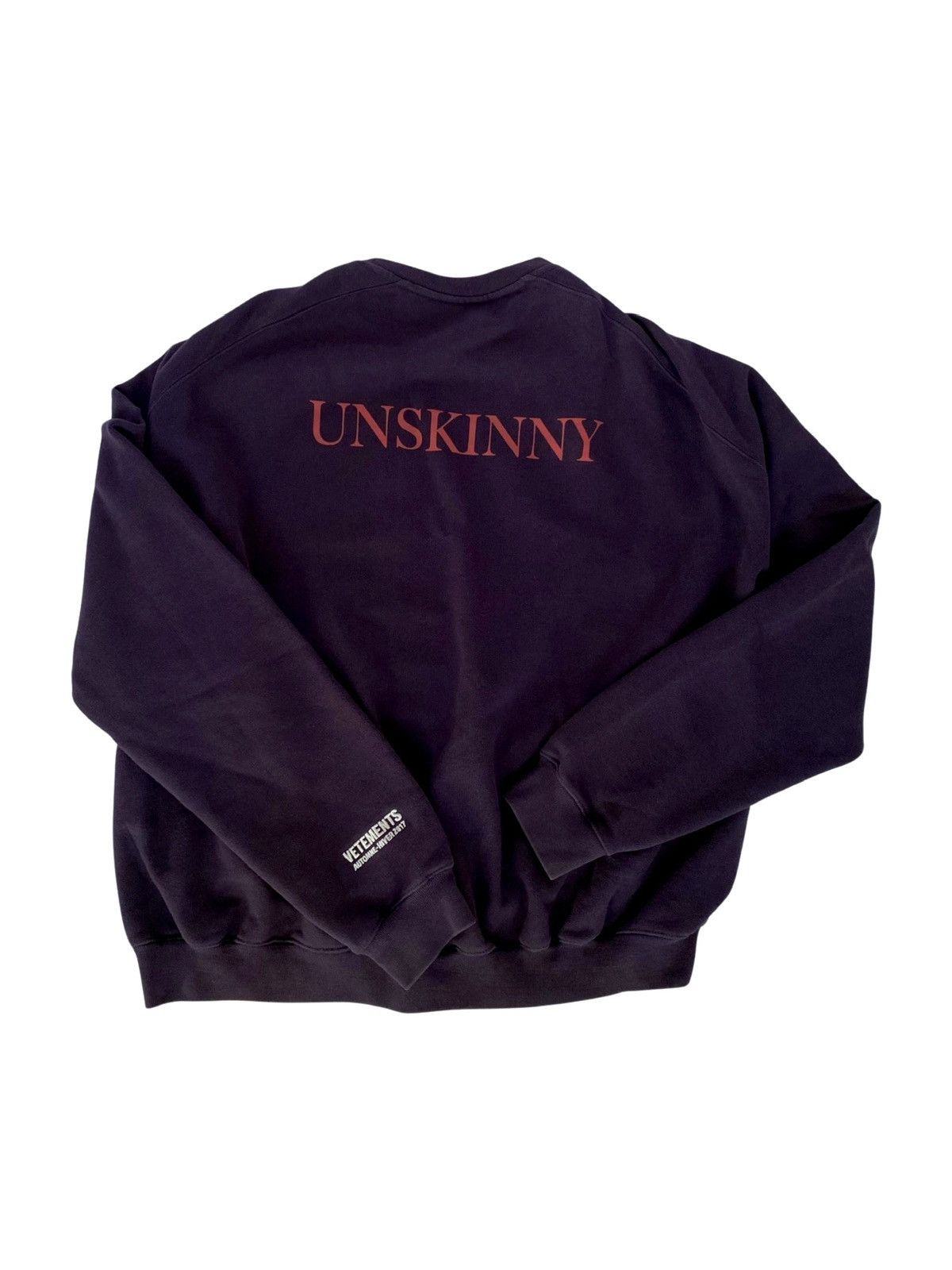 Vetements unskinny hot sale crewneck