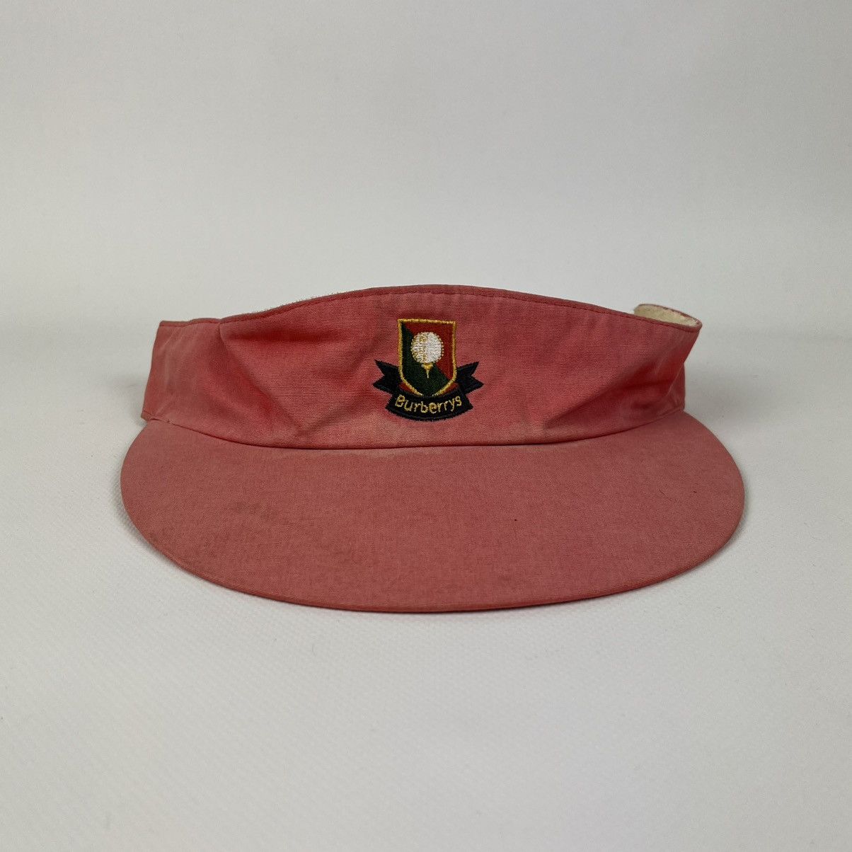 Burberry Vintage Burberrys of England Burberry Golf Visor Cap Red Top Size ONE SIZE - 2 Thumbnail