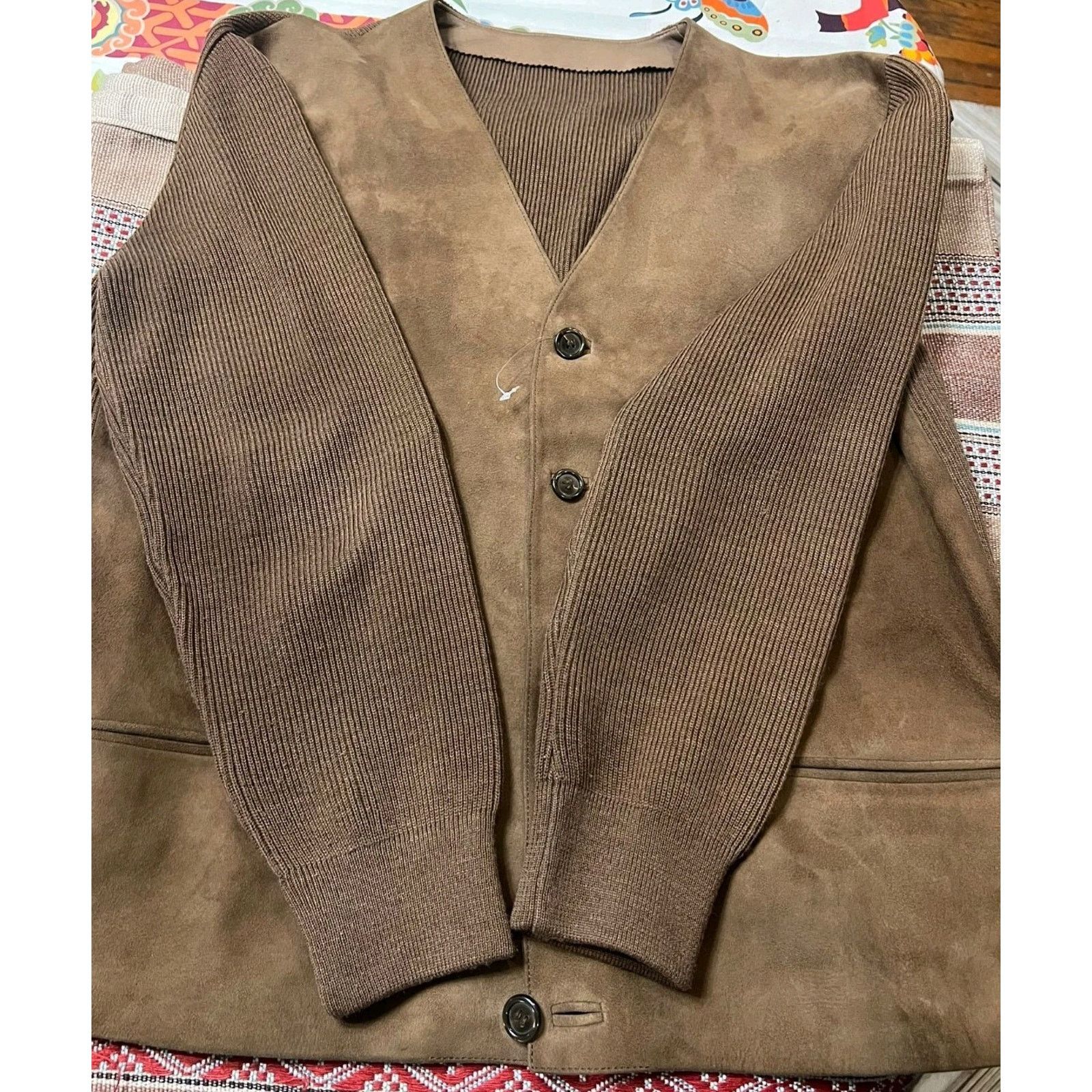 Other Antilope Puntypiel Inca Mens Jacket Size 44 Vicuña Wool Size US L / EU 52-54 / 3 - 8 Thumbnail