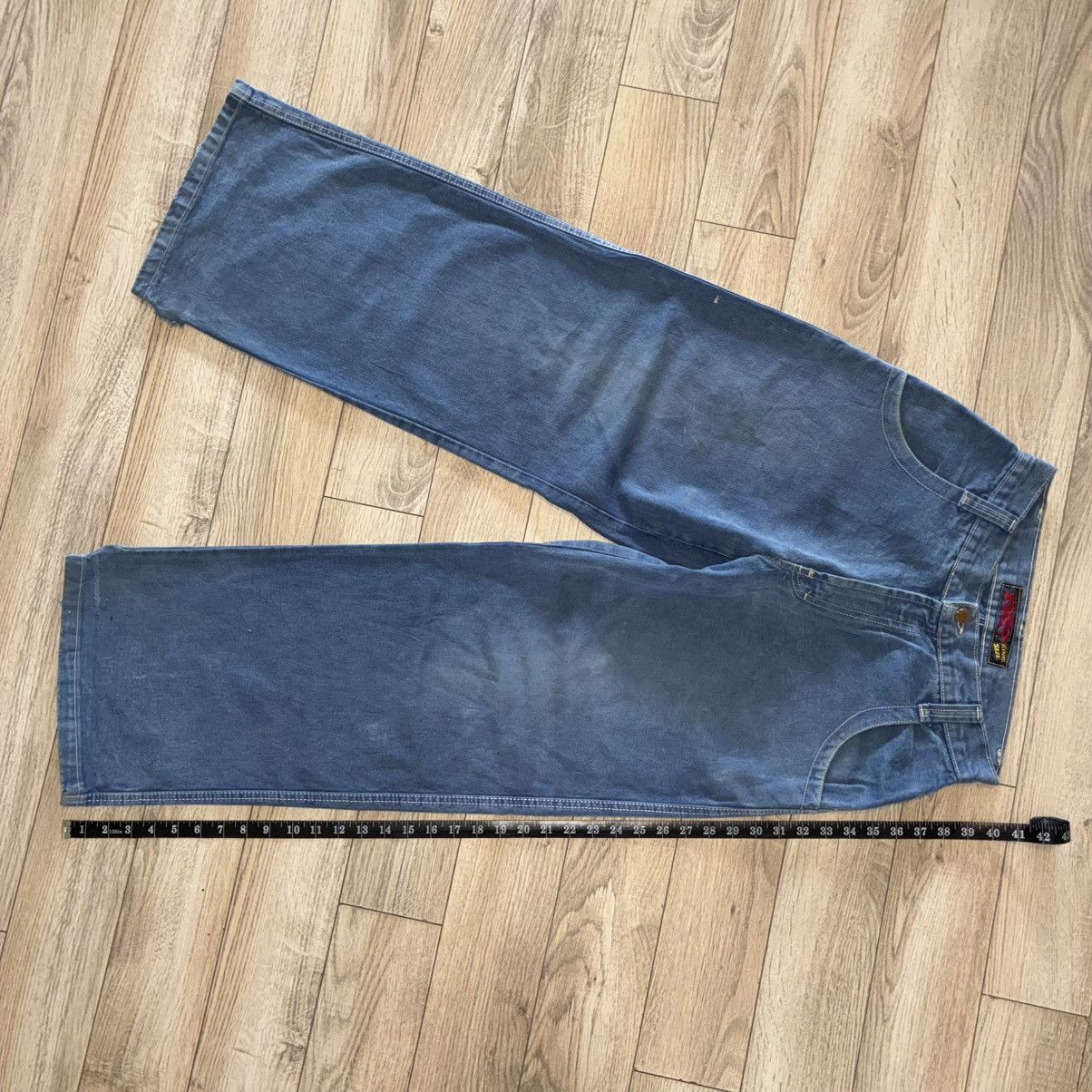 Flip Skateboards 90s Flip Skateboard baggy wide leg Jeans Rare Grail Size US 28 / EU 44 - 11 Thumbnail