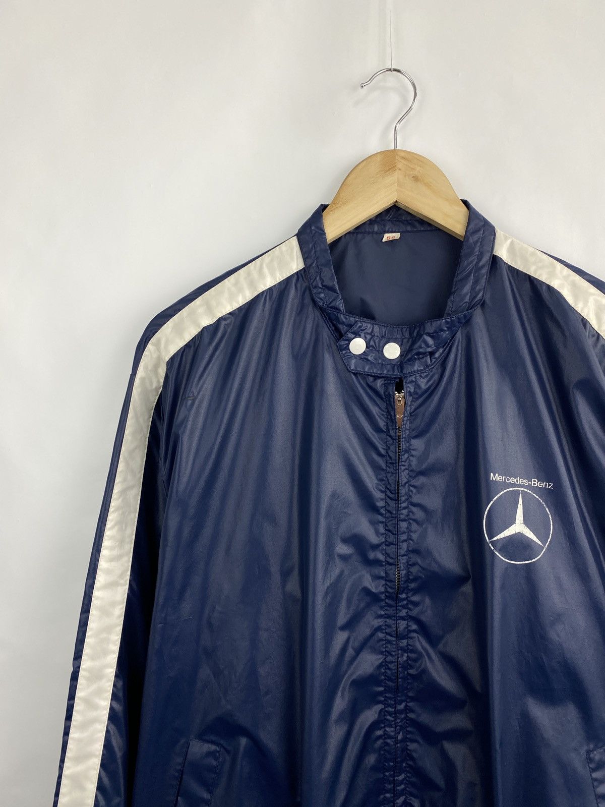 Mercedes-Benz 🇩🇪 Vintage 80s Mercedes Benz Jacket Rare Retro Hype Y2K Size US L / EU 52-54 / 3 - 2 Thumbnail