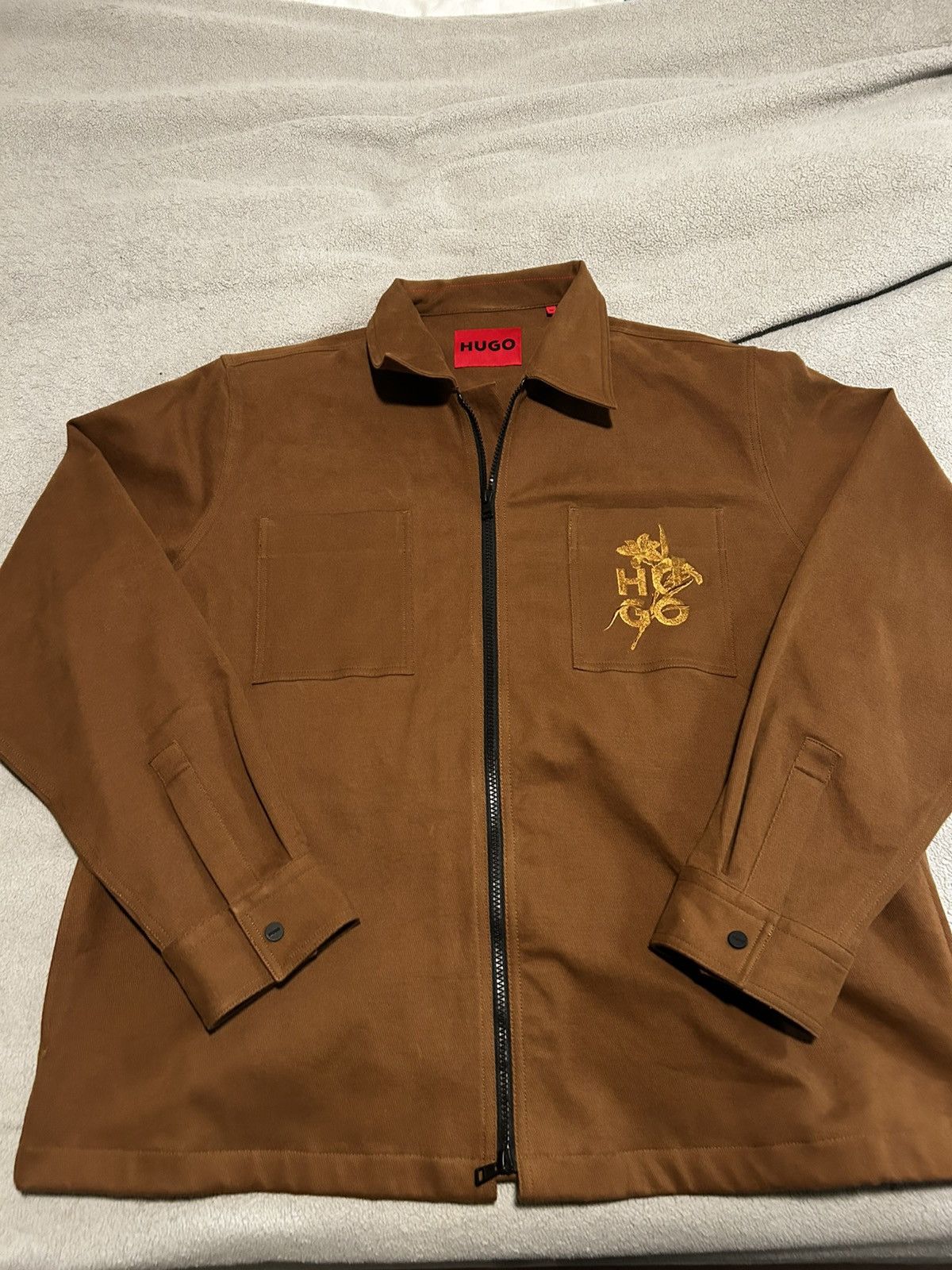 Hugo Hugo Zip-Up Light Jacket Size US XL / EU 56 / 4 - 1 Preview
