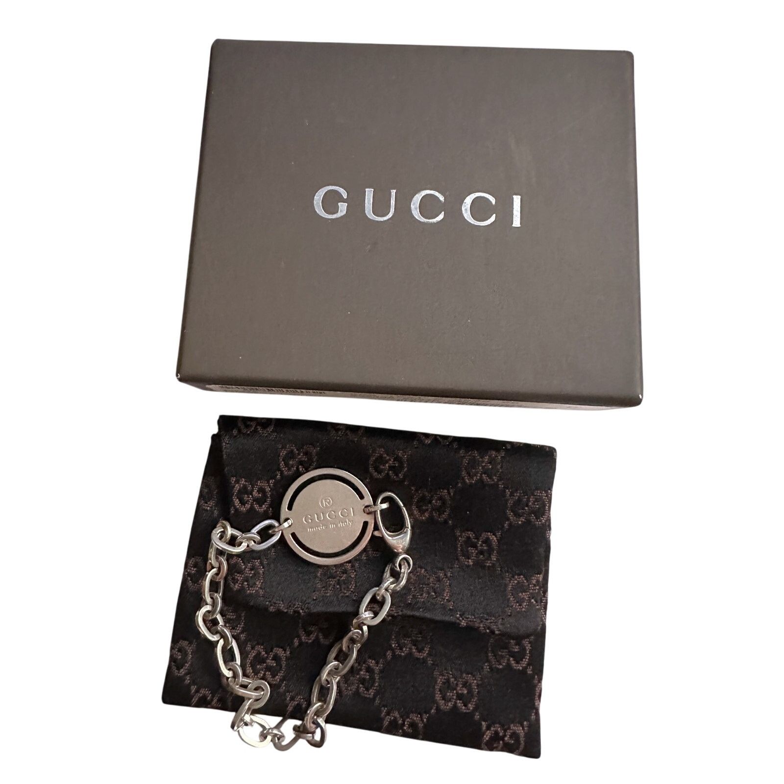 Gucci Gucci Circle Disc Plate Bracelet in Box with Dust Bag Size ONE SIZE - 2 Thumbnail