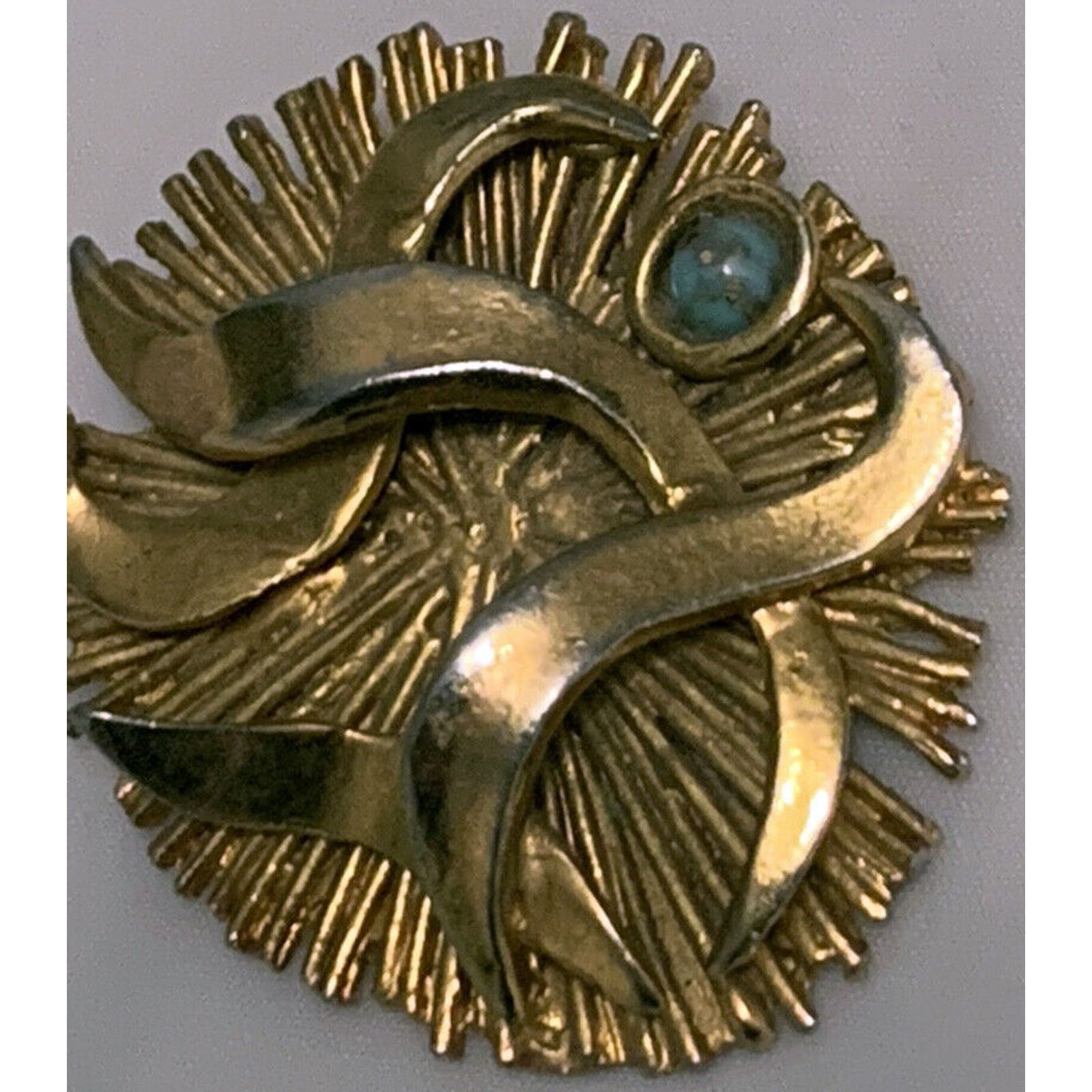 Other Vintage Gold Tone SCHATZ Brooch Size ONE SIZE - 3 Thumbnail