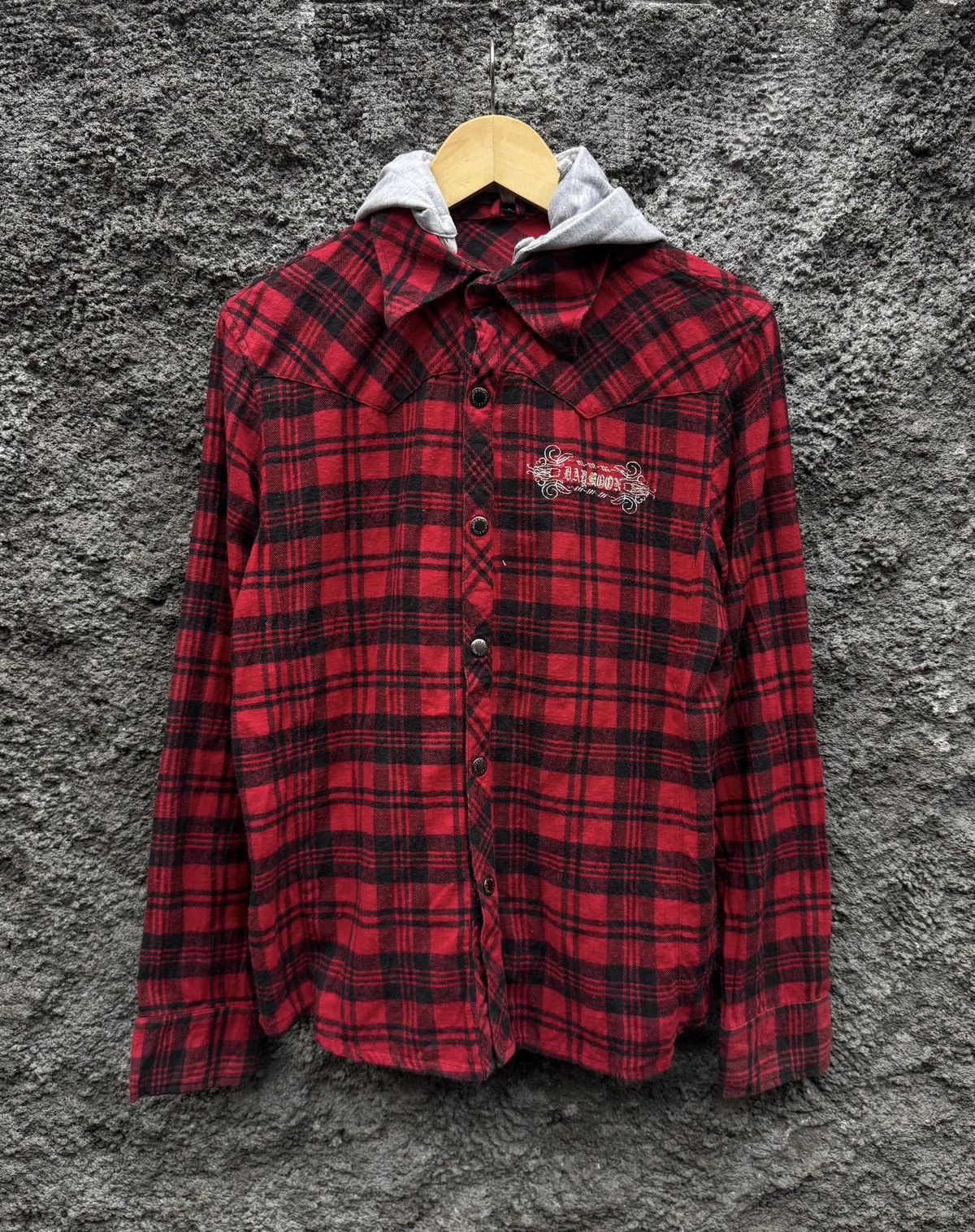 Hysteric Glamour Y2k skull ifsixwasnine flannel hoodie Size US M / EU 48-50 / 2 - 3 Thumbnail