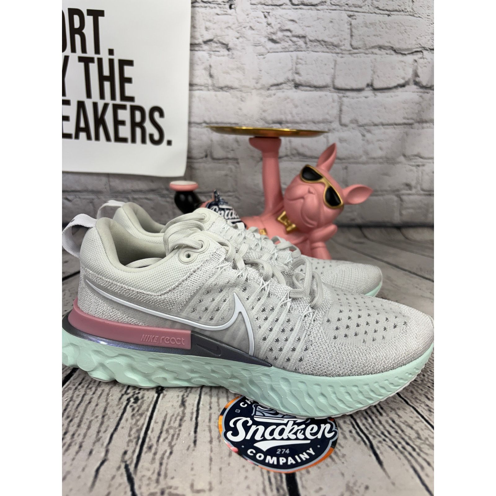 Nike Nike React Infinity Run Flyknit 2 Womens 9.5 Shoes WORN 1X Size US 9.5 / IT 39.5 - 5 Thumbnail